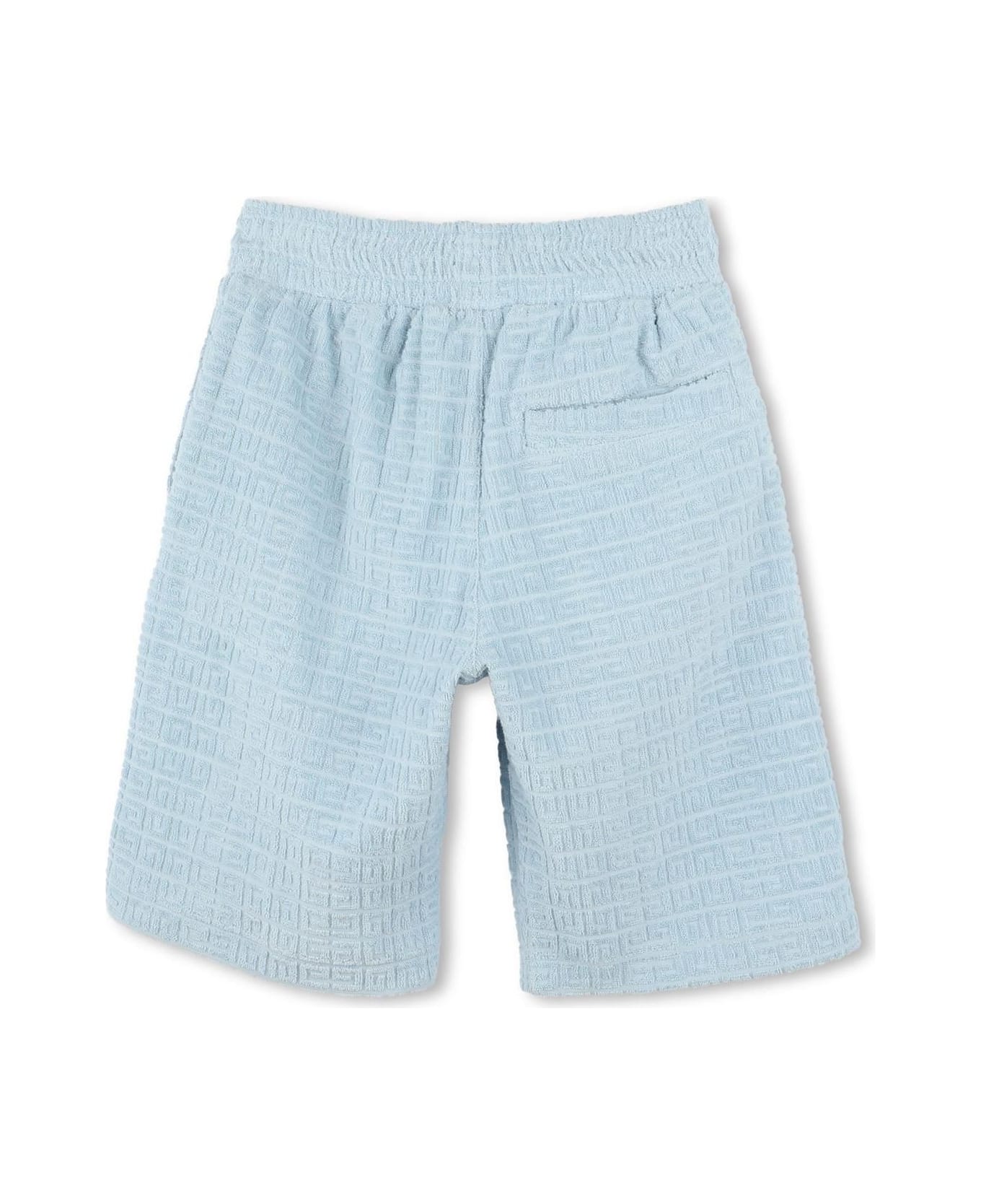 Givenchy Bermuda Con Logo - Light blue