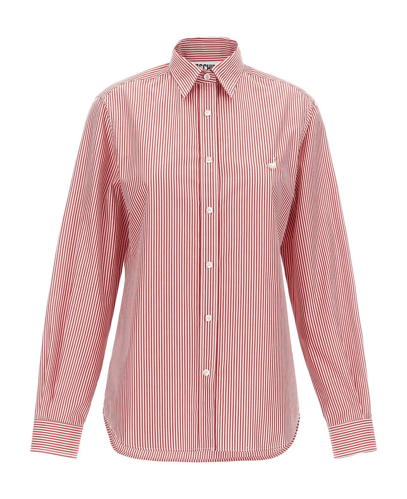 Moschino 
oca
 Embroidered Shirt - Red