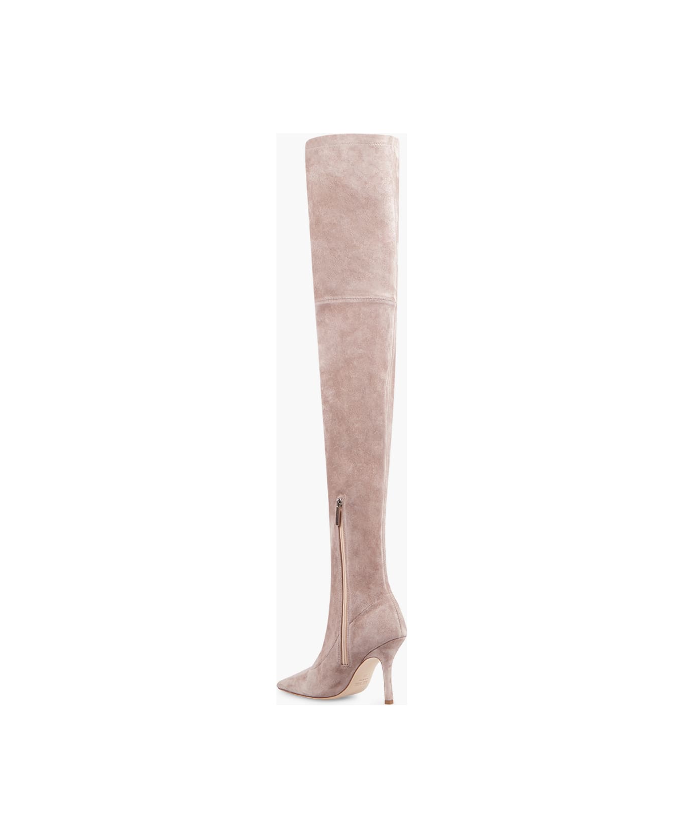 Paris Texas Suede Mama Over-the-knee Boots - TAUPE