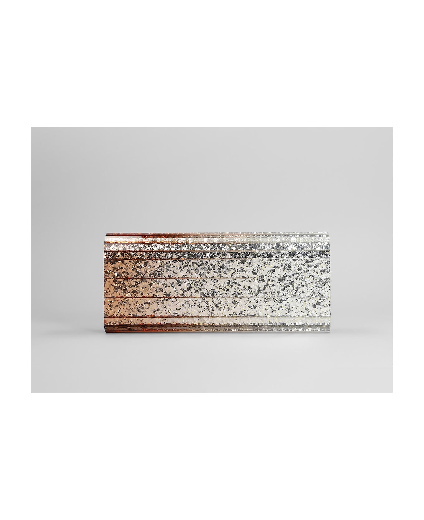 Jimmy Choo Sweetie Clutch In Silver Acrylic - silver