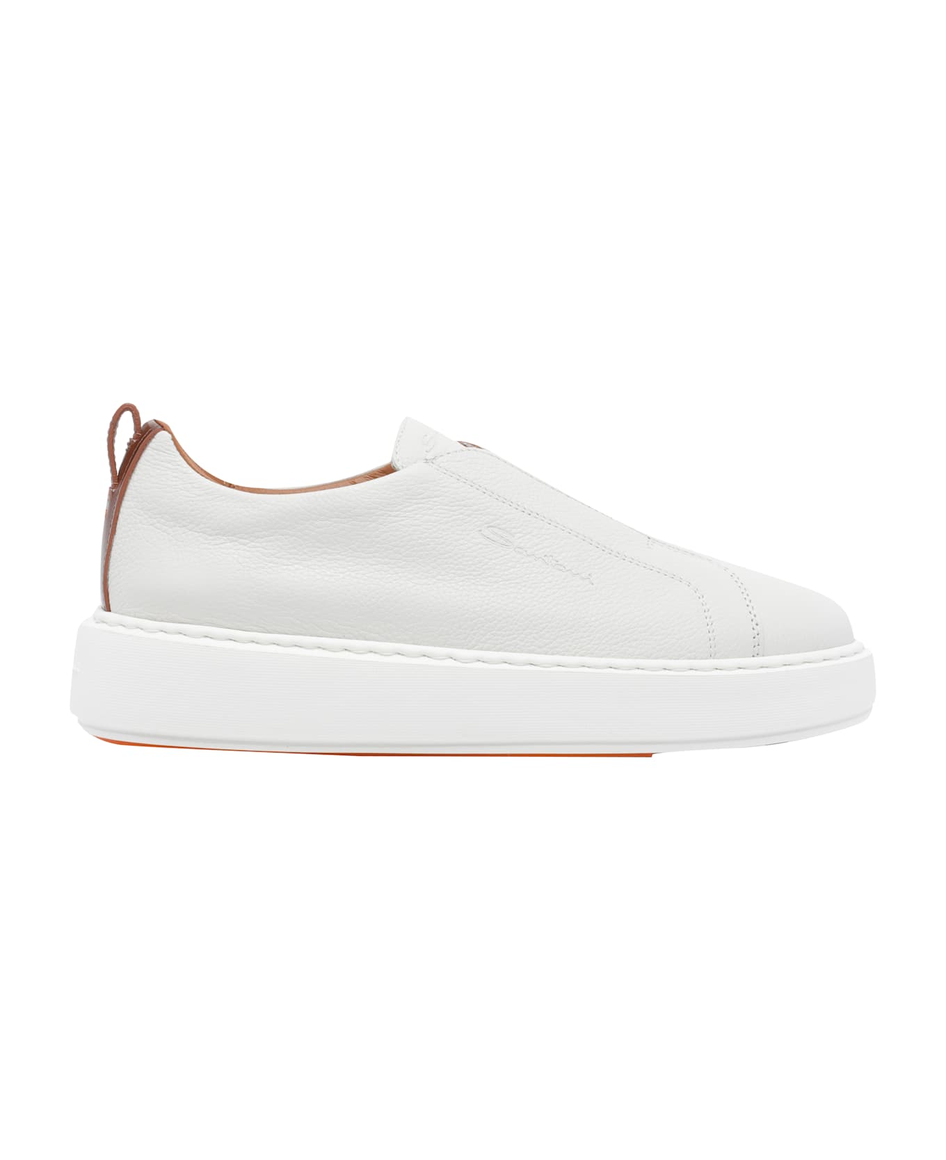 Santoni Slip-on Sneakers - White