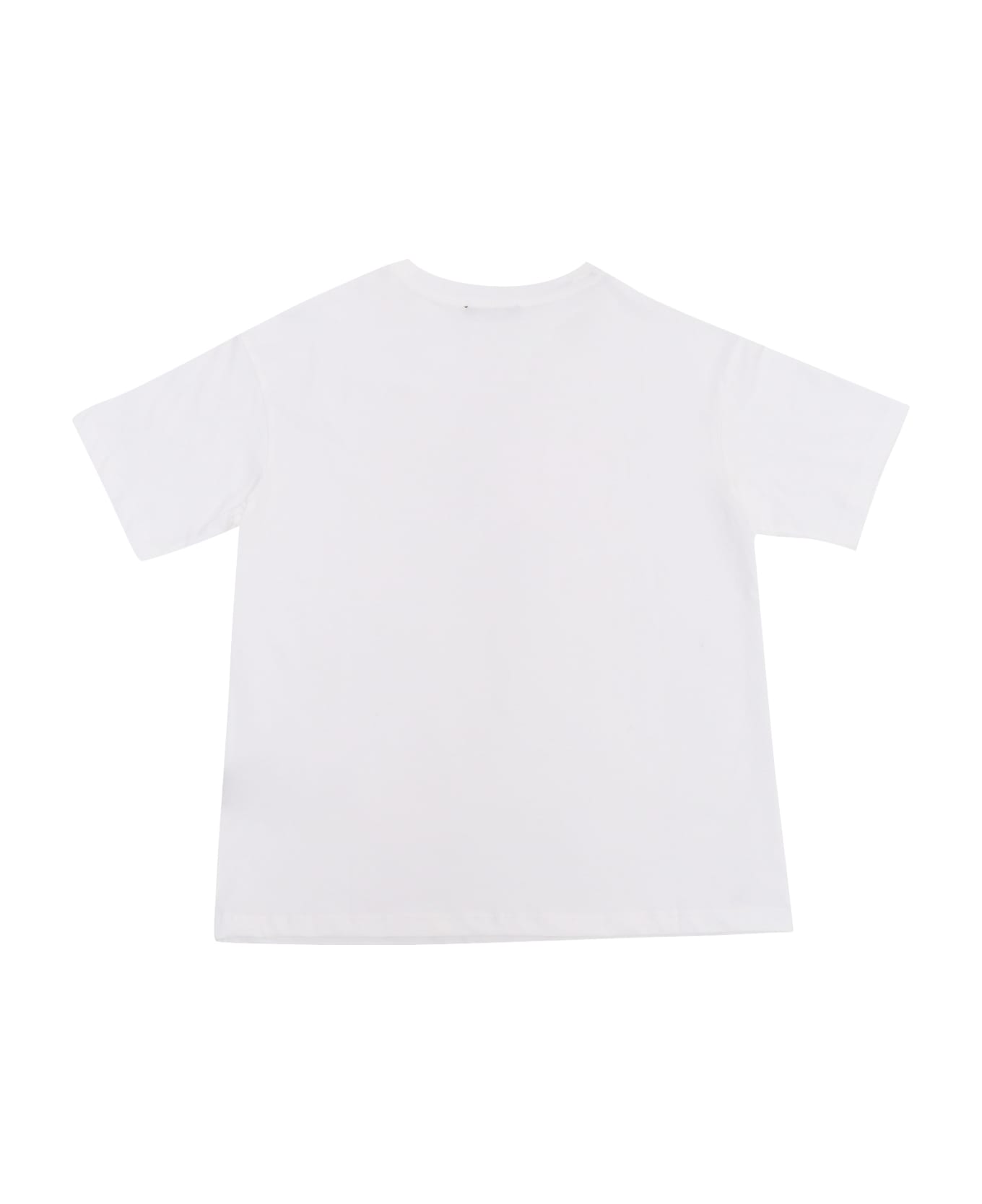 Balmain White T-shirt With Logo - WHITE Tシャツ＆ポロシャツ