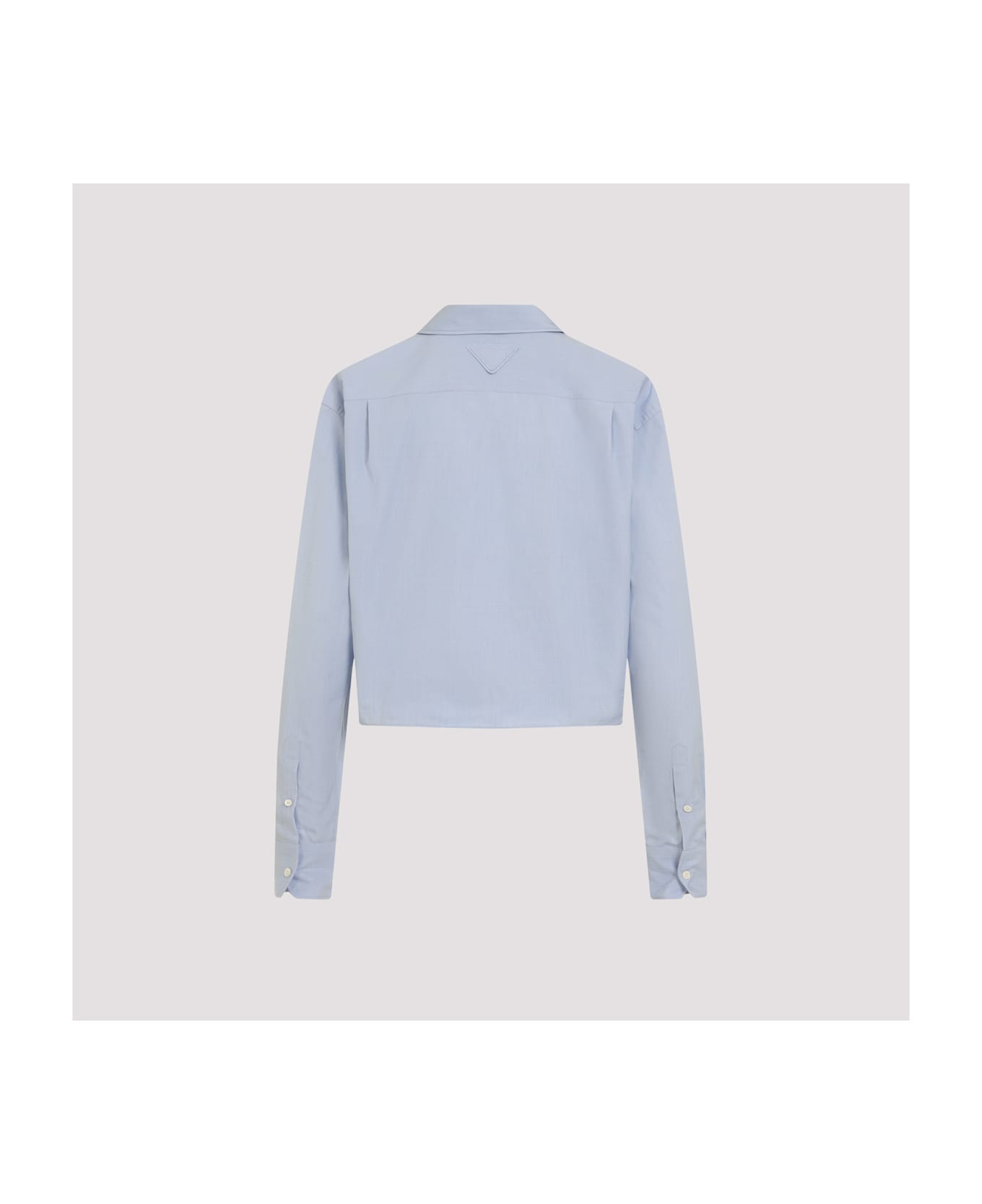 Prada Light Blue Poplin Shirt - CIELO