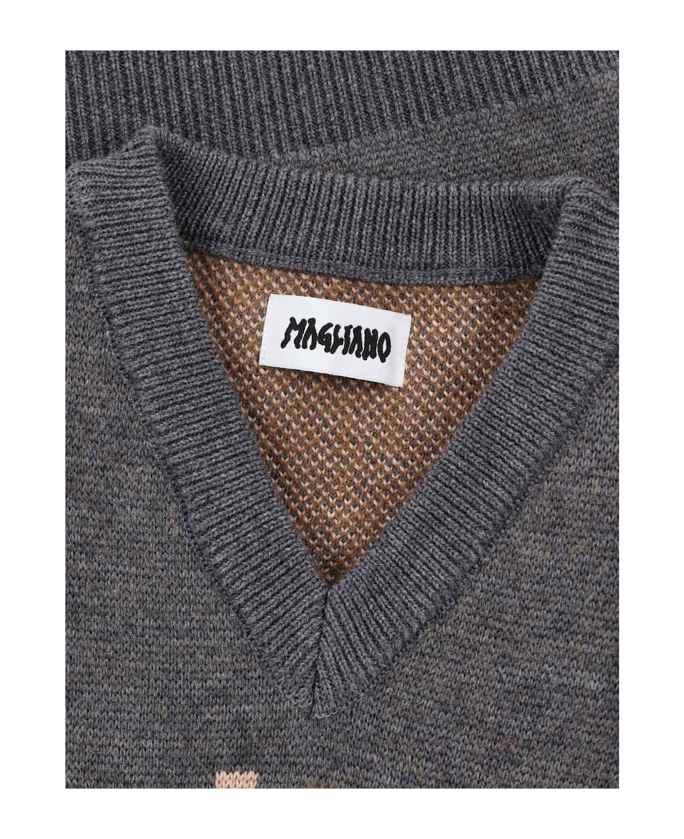 Magliano 'teddy Bear' Vest - Gray