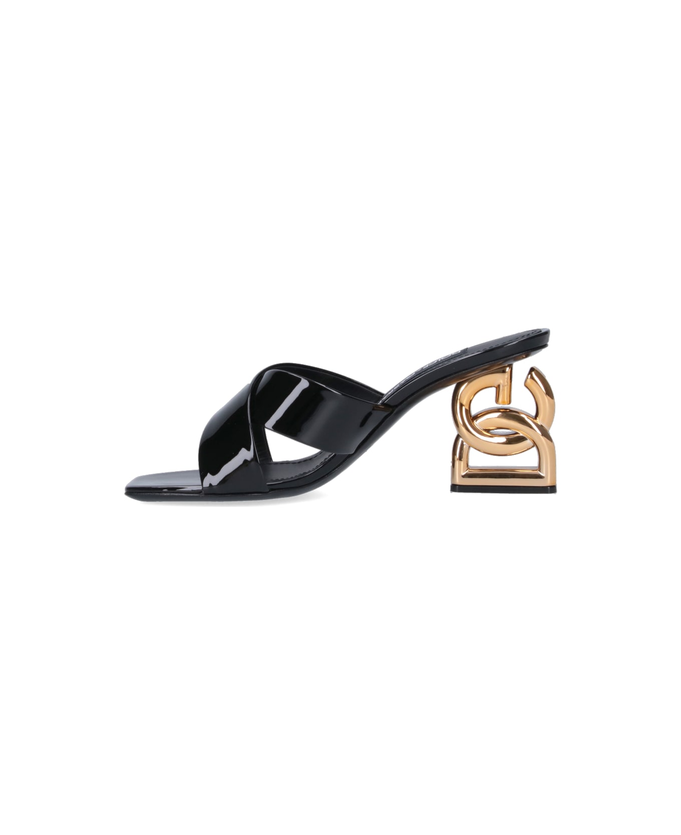 Dolce & Gabbana Dg Pop Heel Mules - Black