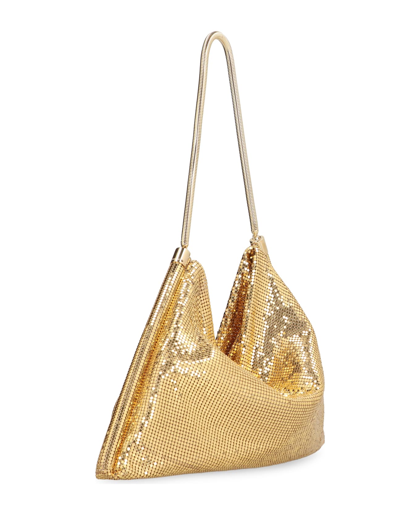 Paco Rabanne Pixel Tube Shoulder Bag - Gold
