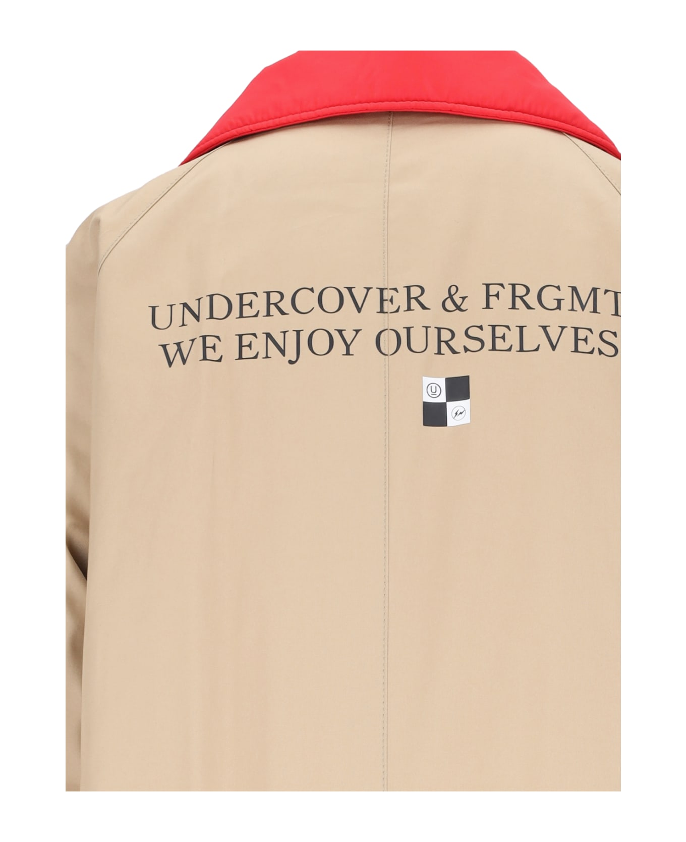 Undercover Jun Takahashi X Fragment Design Cotton Trench Coat - Beige