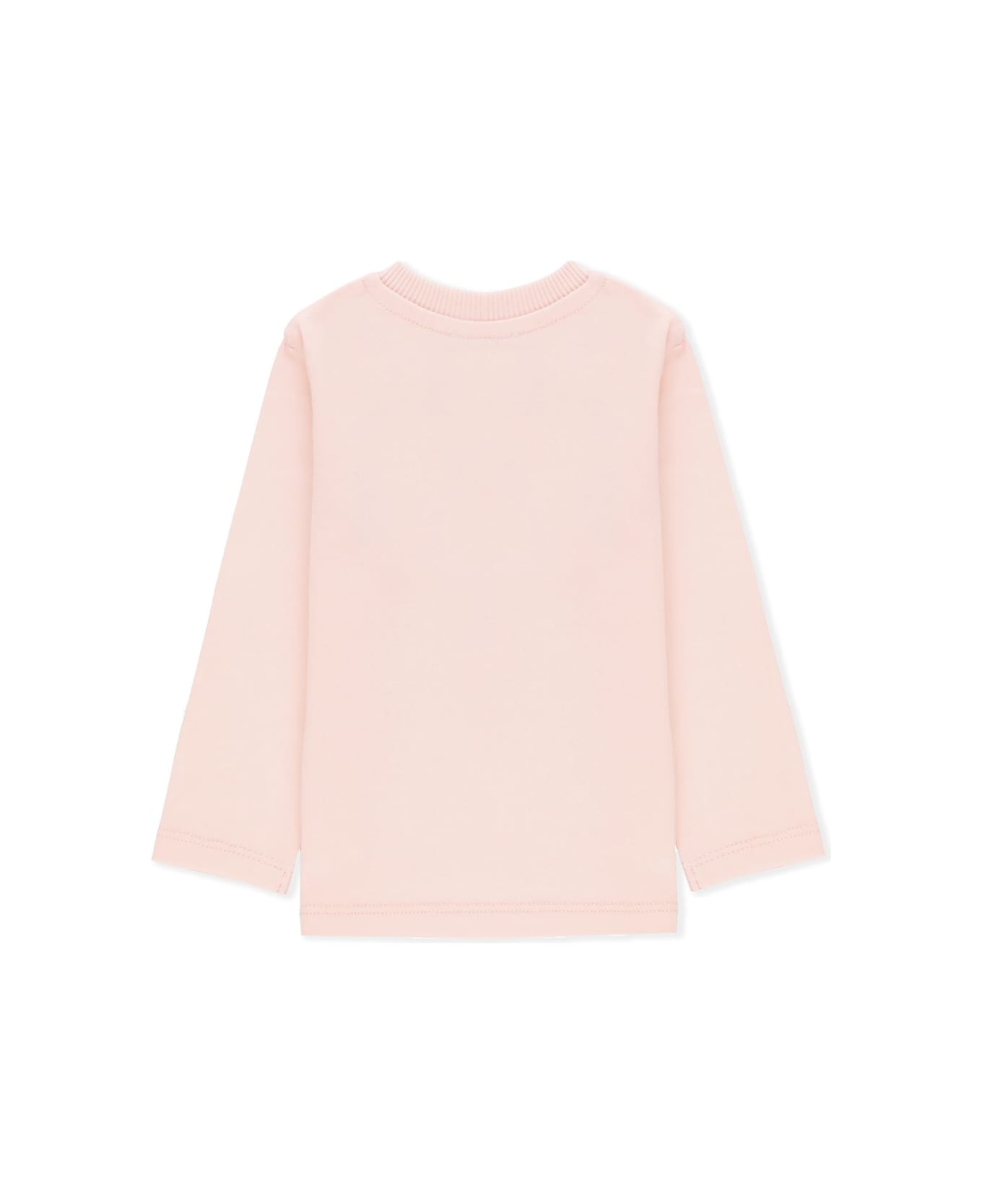 Moschino Bear Printed Crewneck T-shirt - PINK