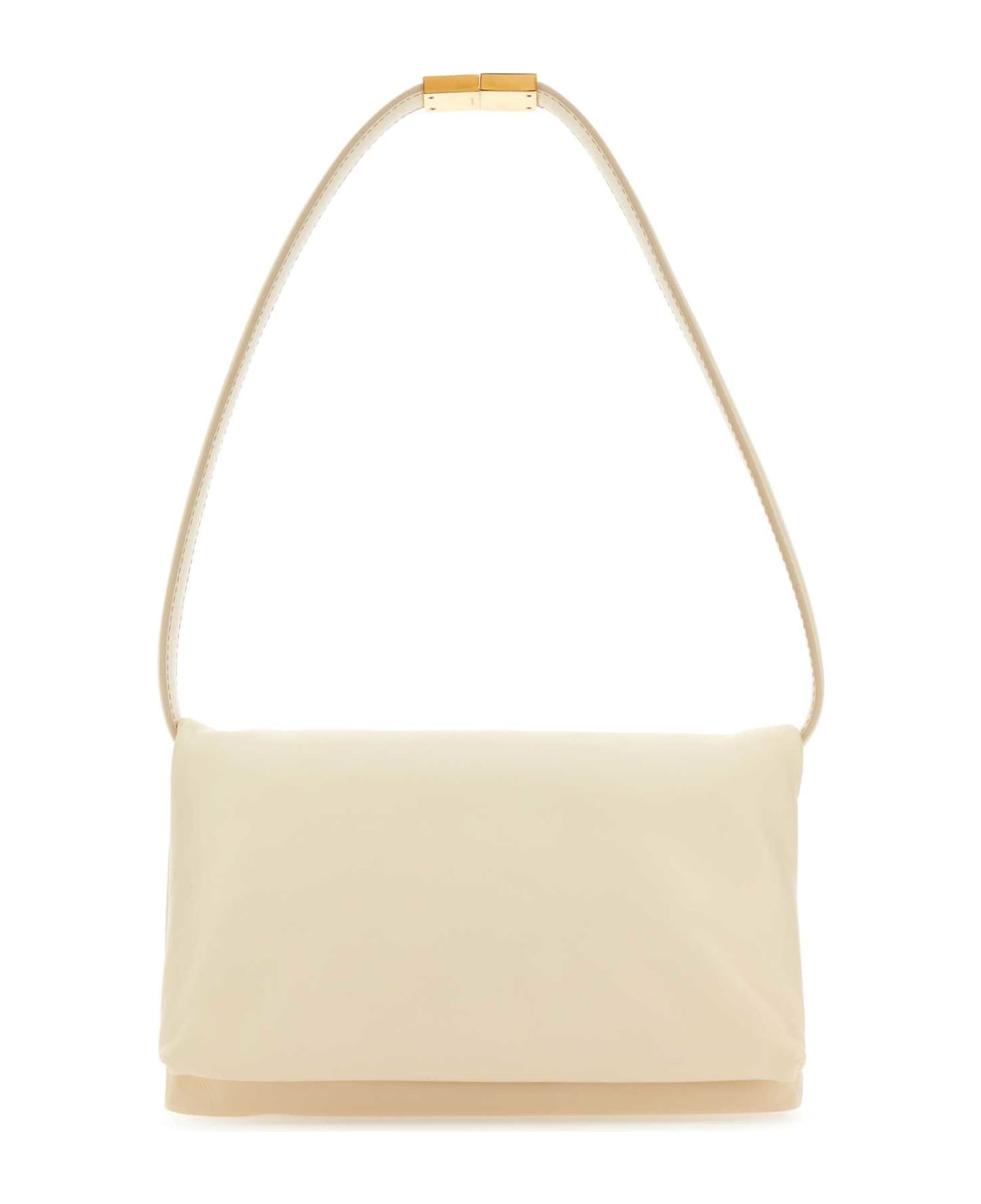 Marni Ivory Leather Prisma Shoulder Bag - IVORY トートバッグ