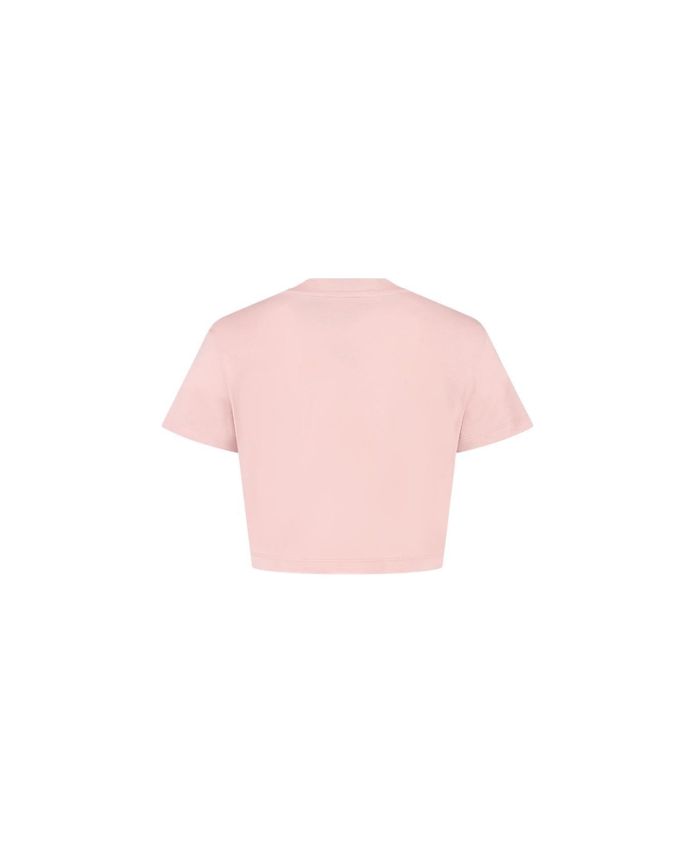 Fendi Jersey Crewneck T-shirt - Rosa