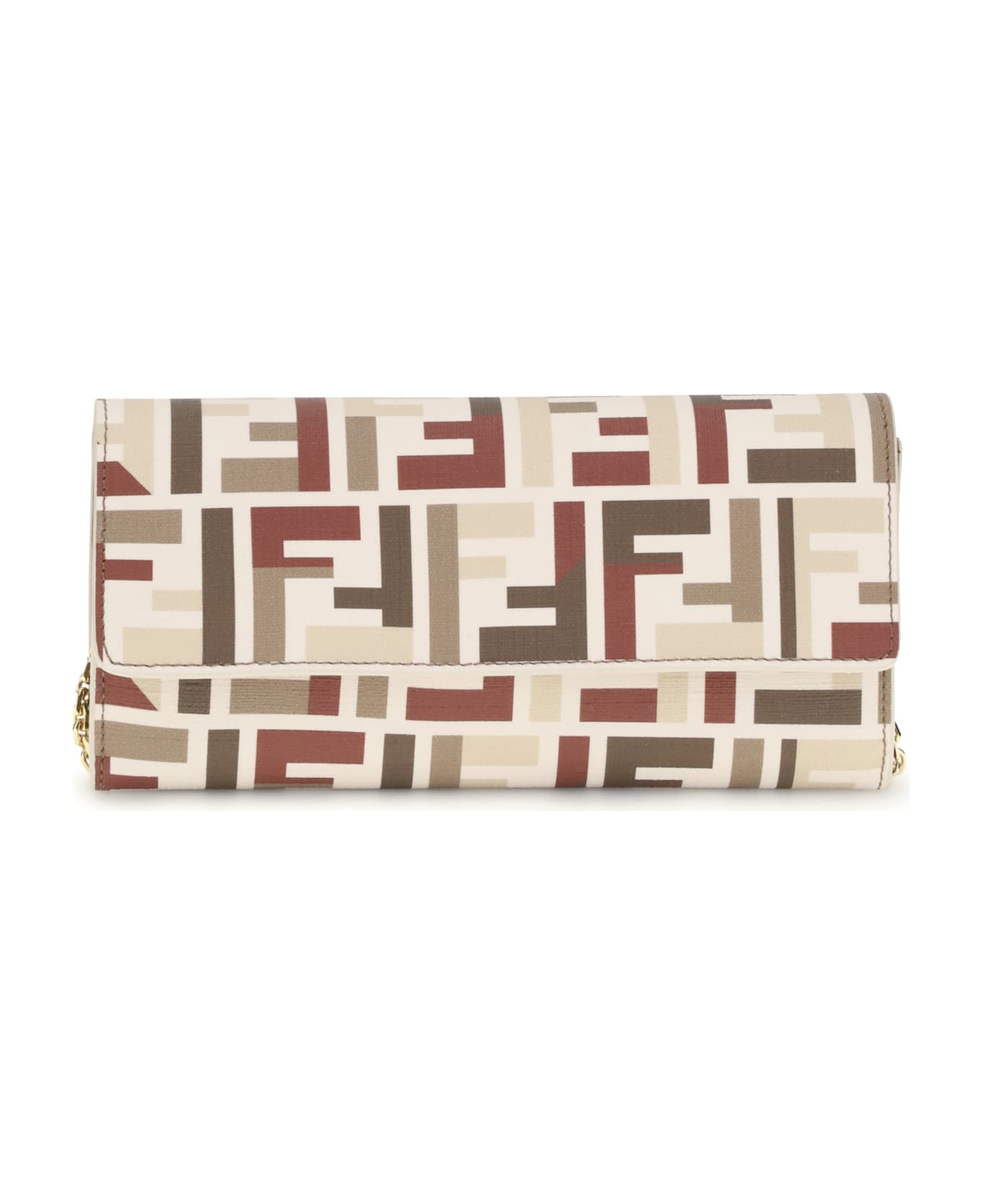 Fendi Continental Baguette Wallet - BEIGE