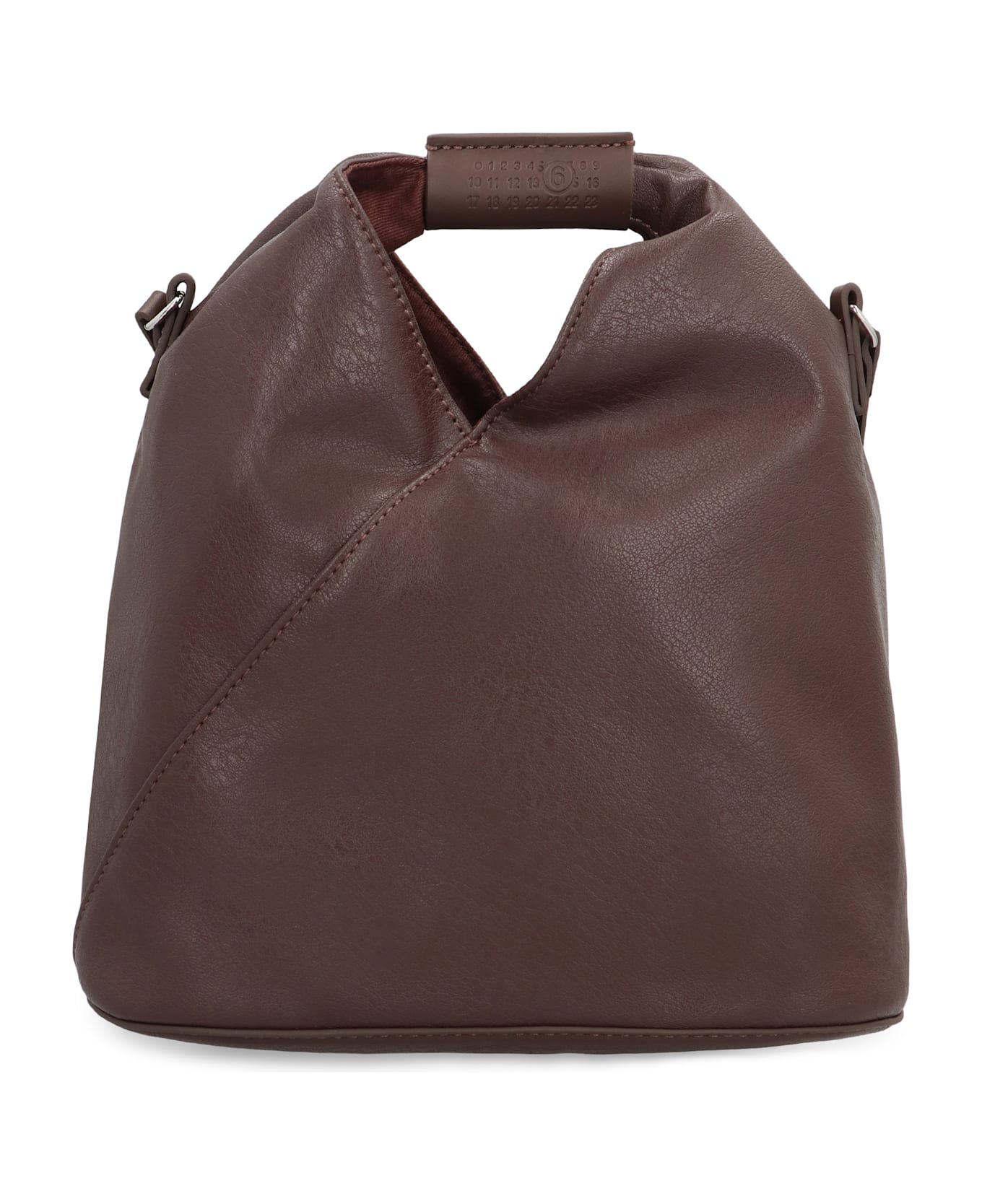 MM6 Maison Margiela Borsa A Tracolla Giapponese In Ecopelle. - brown