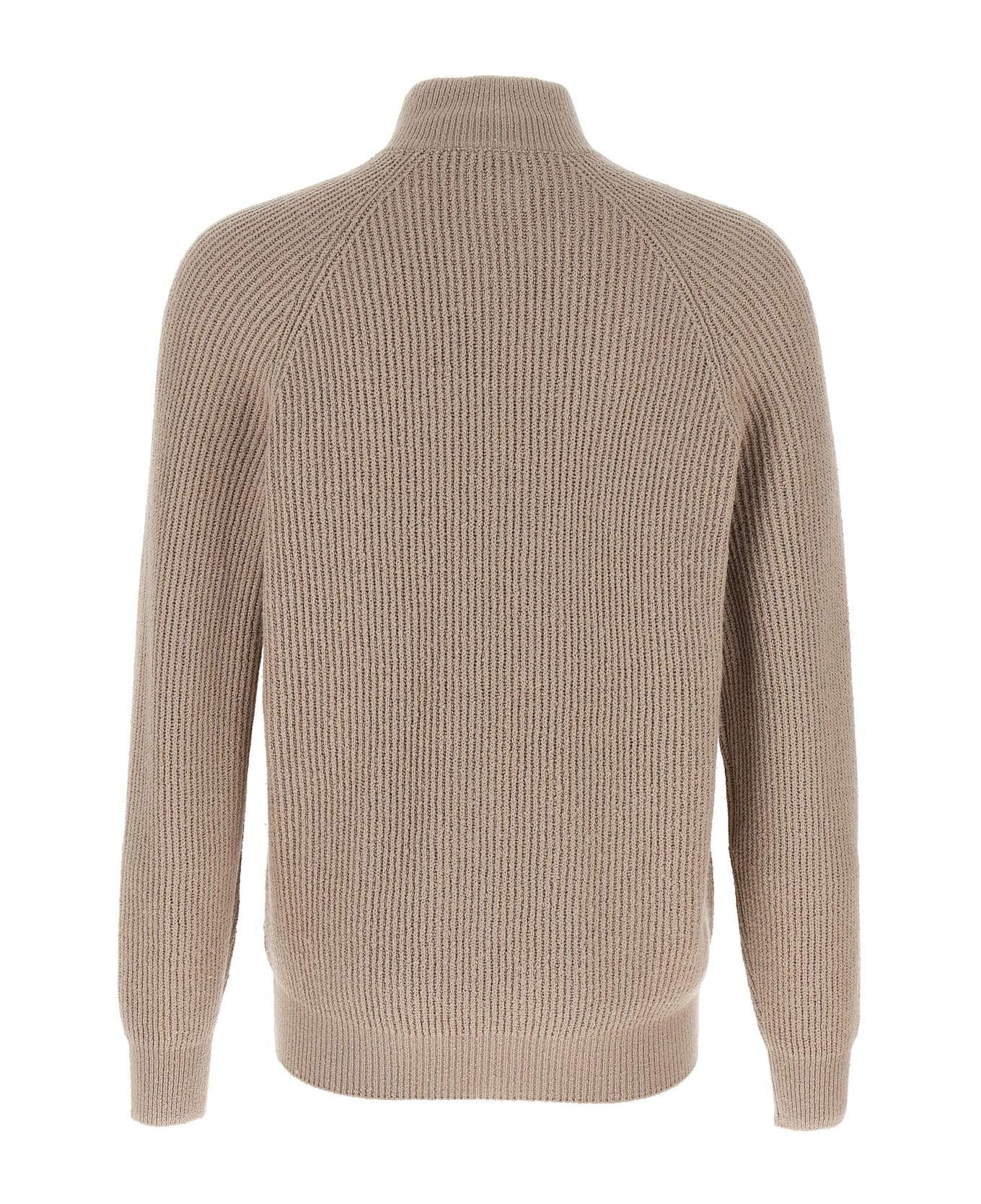 Brunello Cucinelli Zip Cardigan - Beige ニットウェア