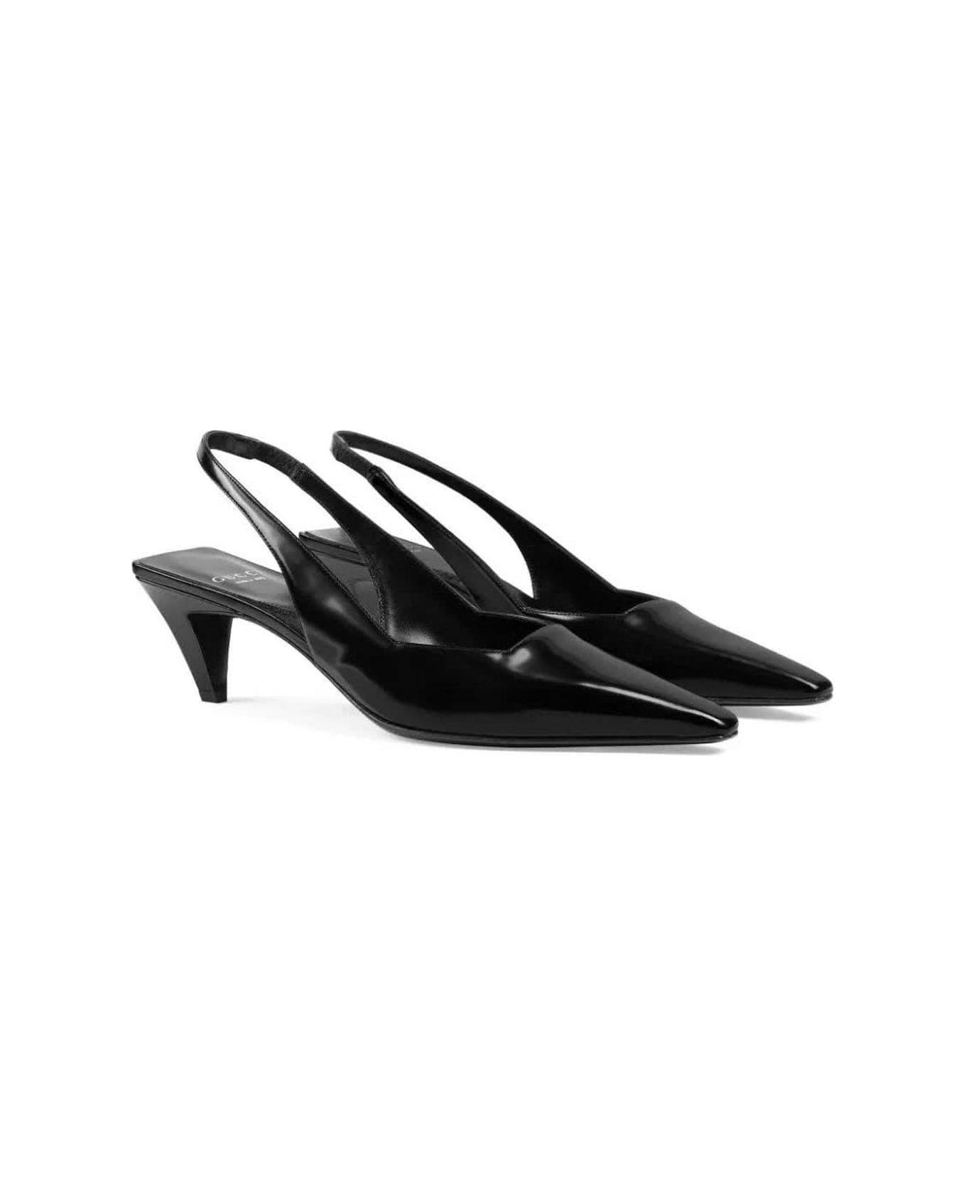 Gucci Pointed-toe Slingback Pumps