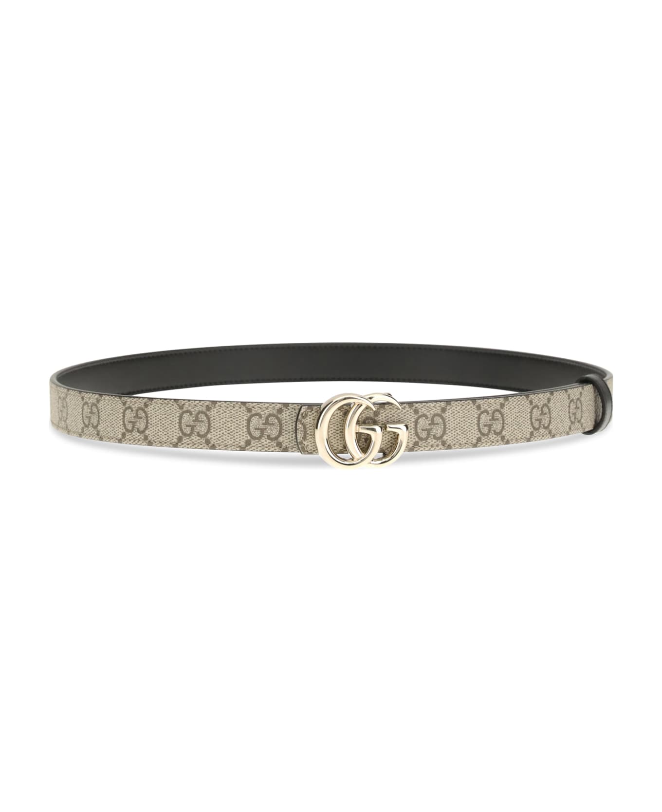 Gucci Reversible Gg Marmont Slim Belt