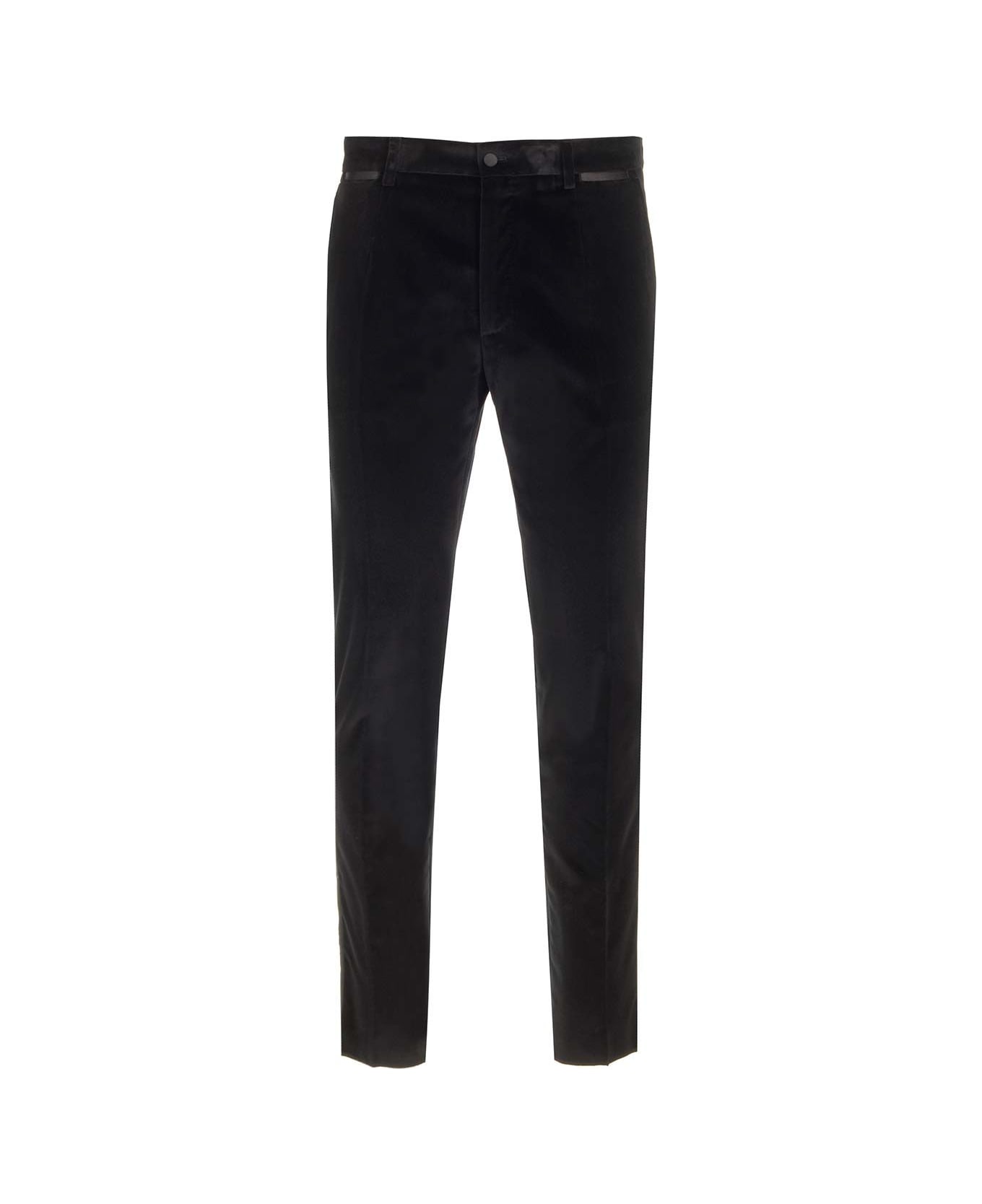 Dolce & Gabbana Classic Tuxedo Trousers - Black