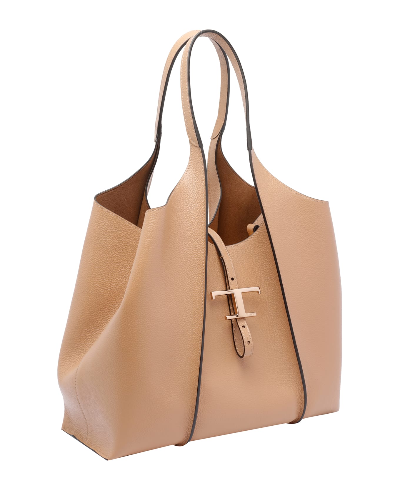 Tod
s T Timeless Shoulder Bag - Beige