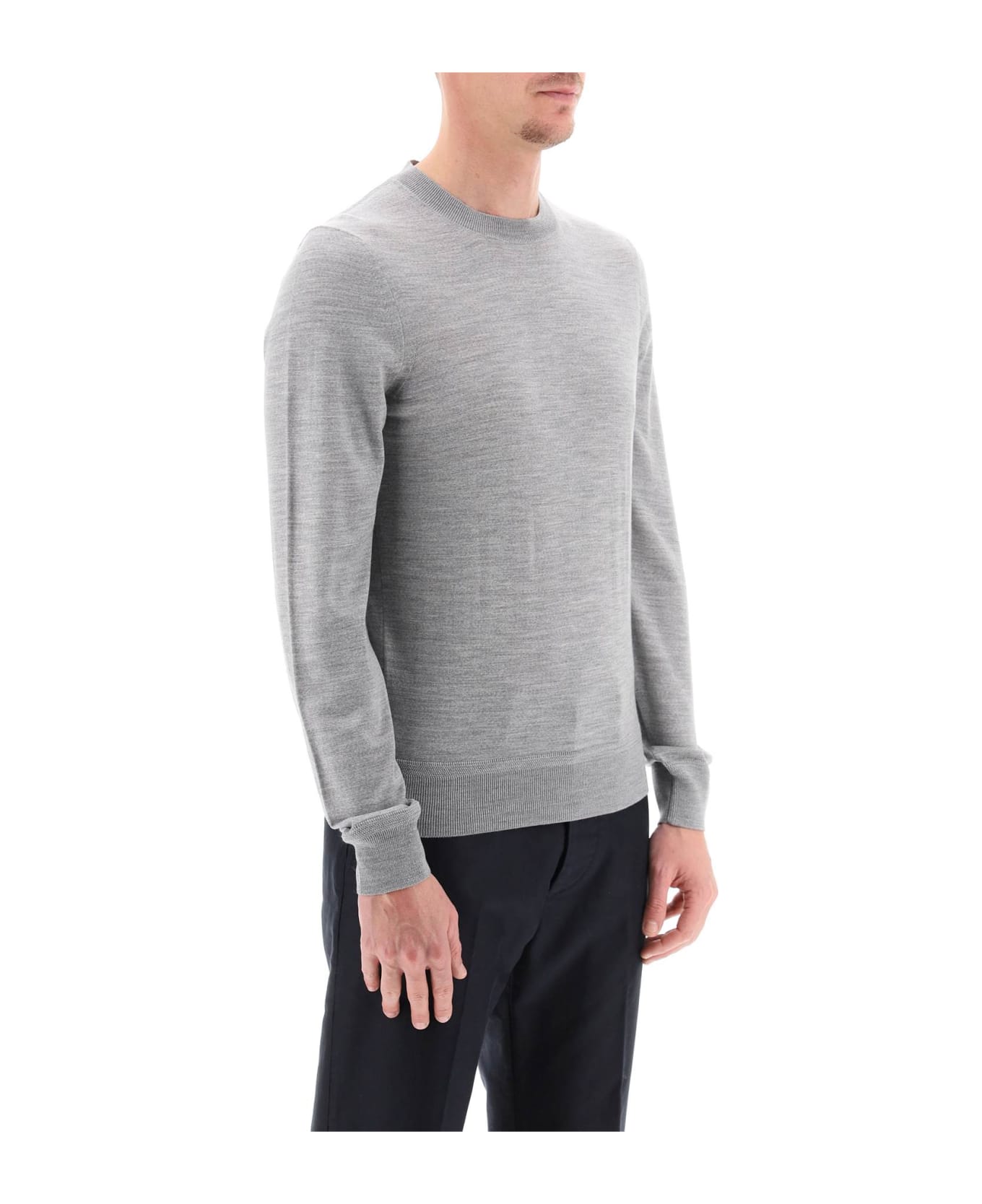 Tom Ford Light Wool Sweater - LIGHT GREY (Grey)