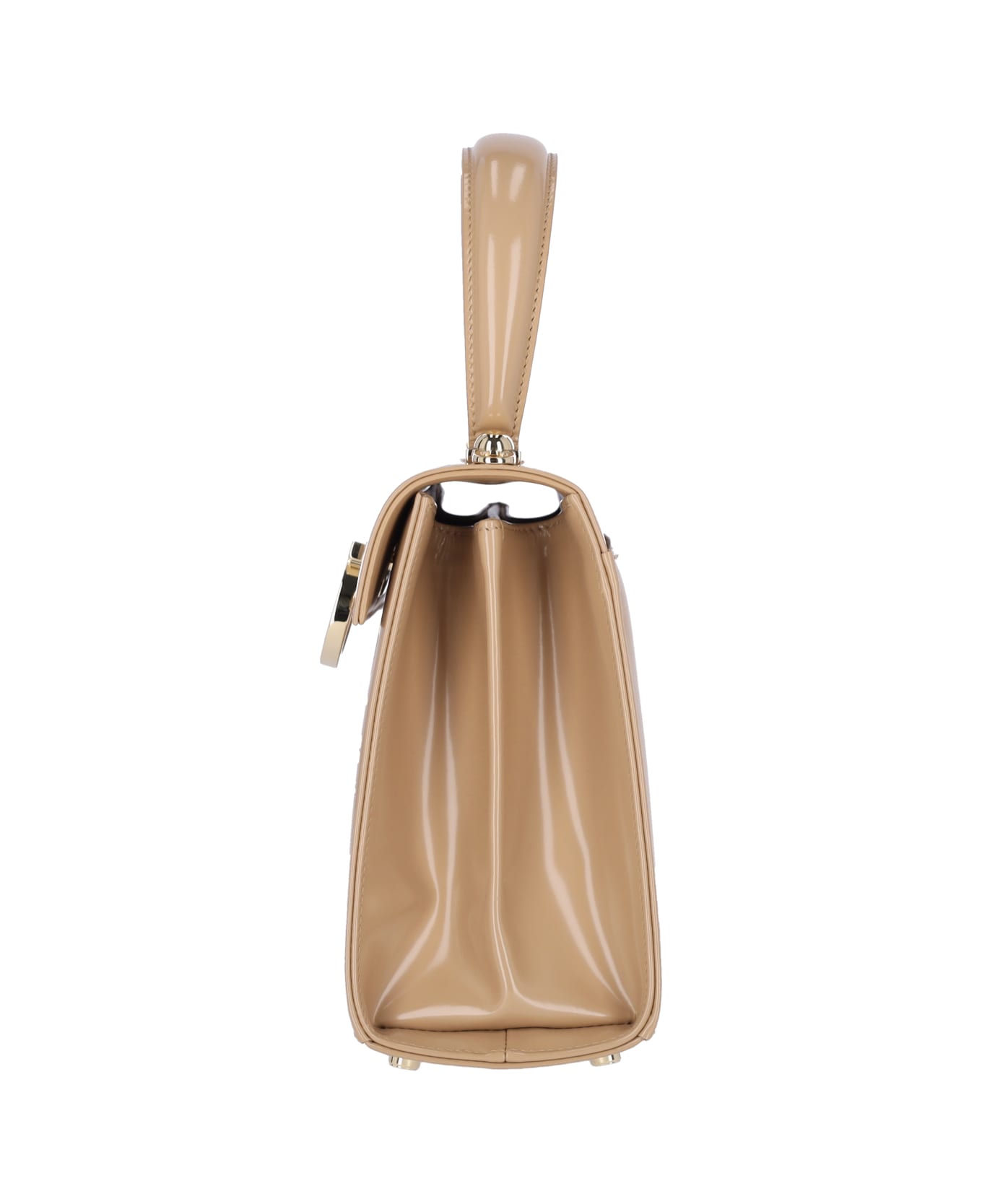 Ferragamo 
gancini
 Top Handle Bag - Beige