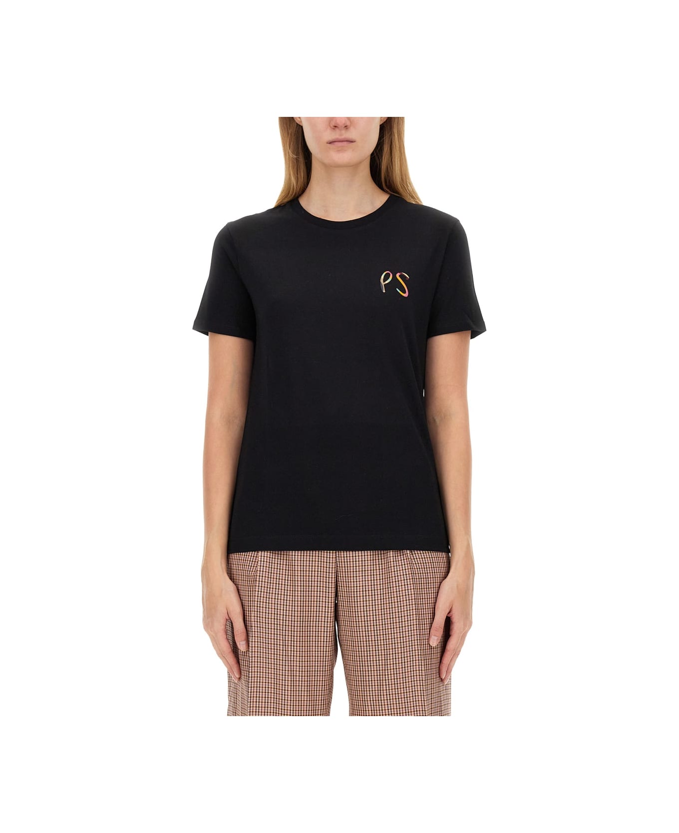 PS by Paul Smith T-shirt With Logo - BLACK