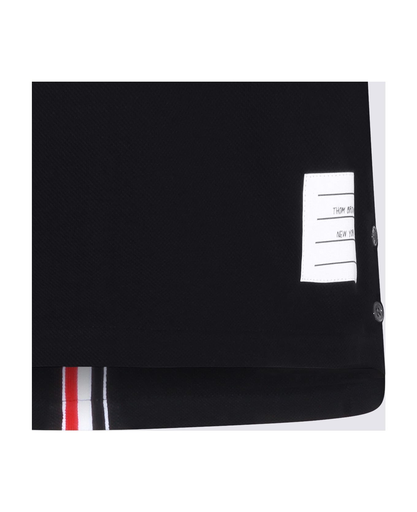 Thom Browne Navy Cotton T-shirt - Blue