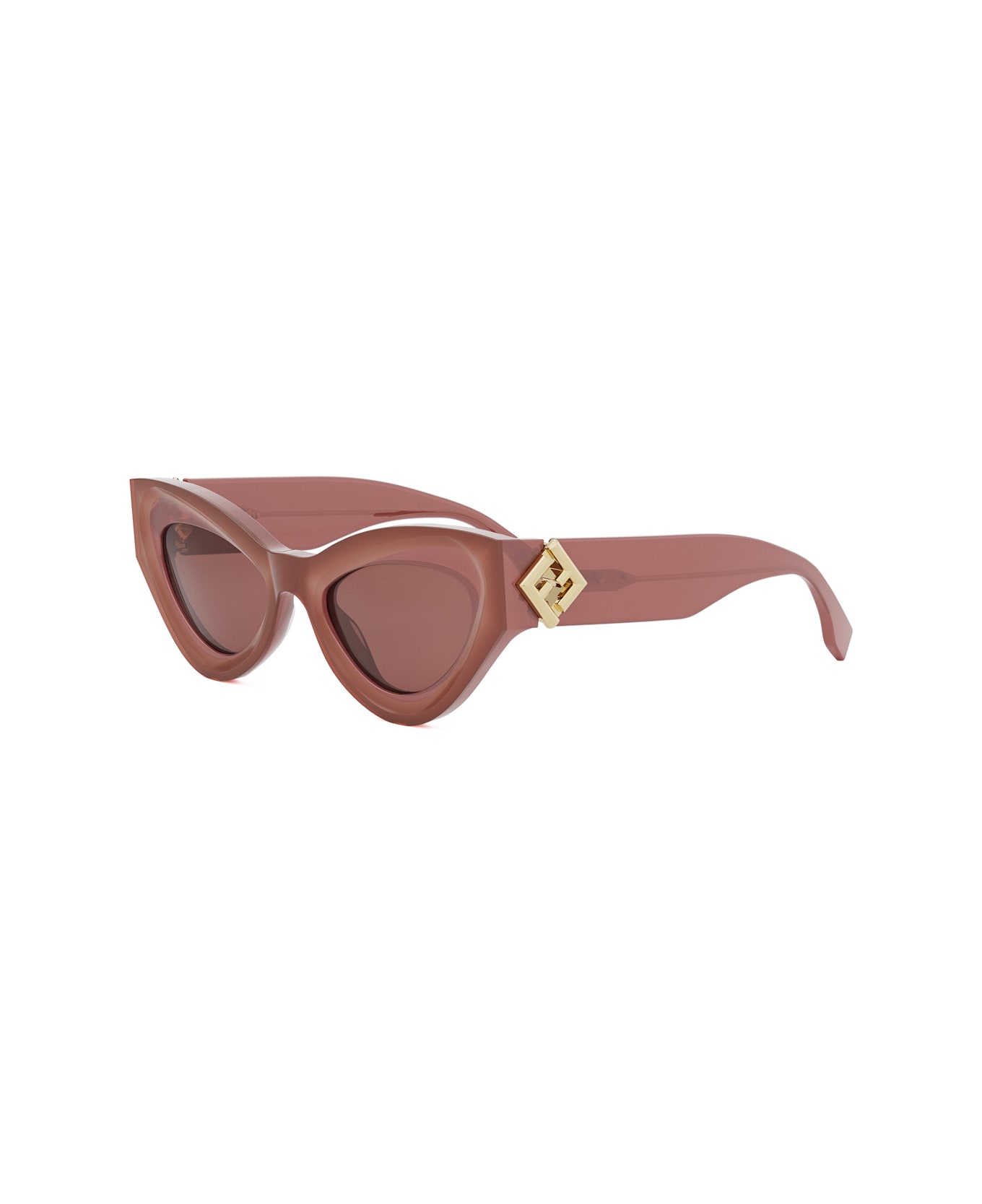 FENDI レクタンクルフレムサンクラス FE40142I 01A Fendi FE 40106 I 02A Flattop Sunglasses