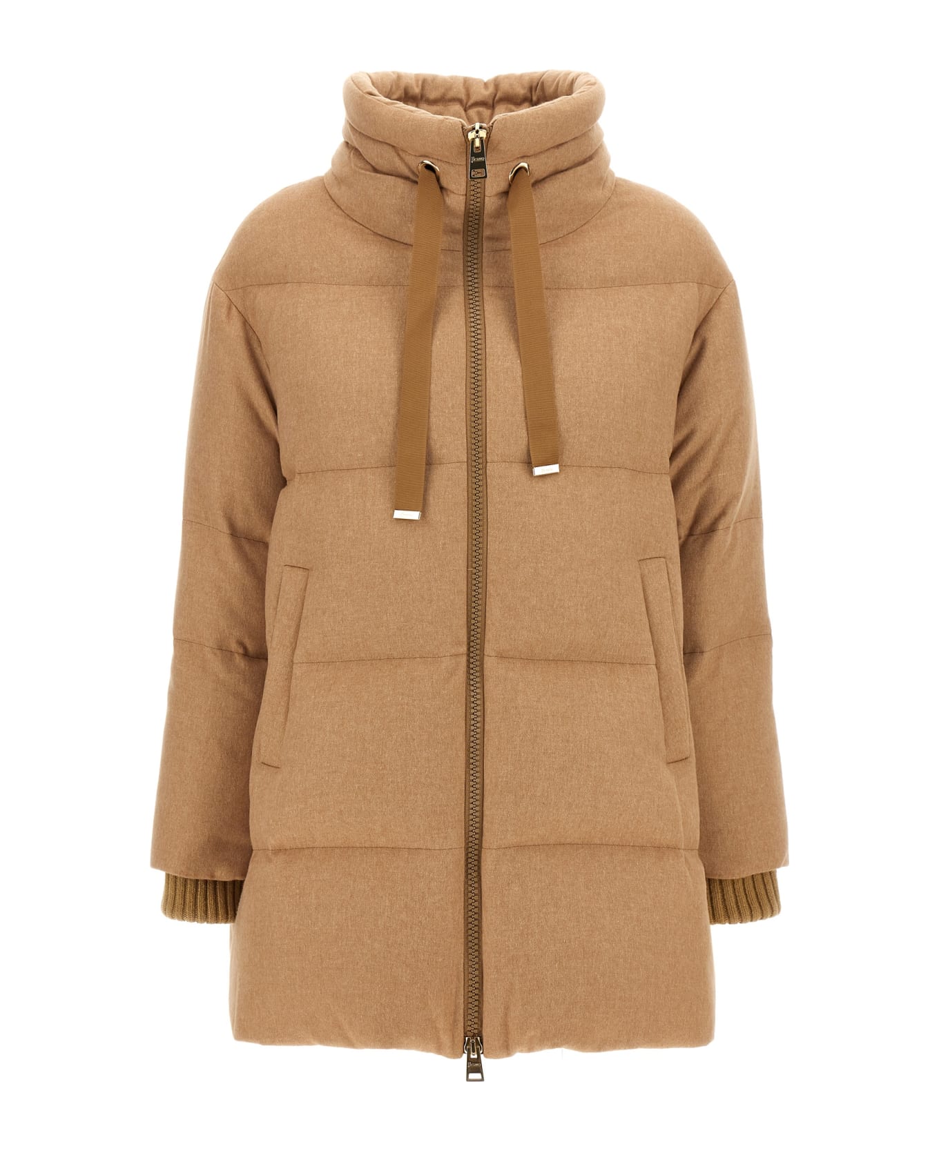 ダウンジャケット・コート HERNO Women Jackets PI00125DR BEIGE Herno 'a-shape' Down Jacket | italist