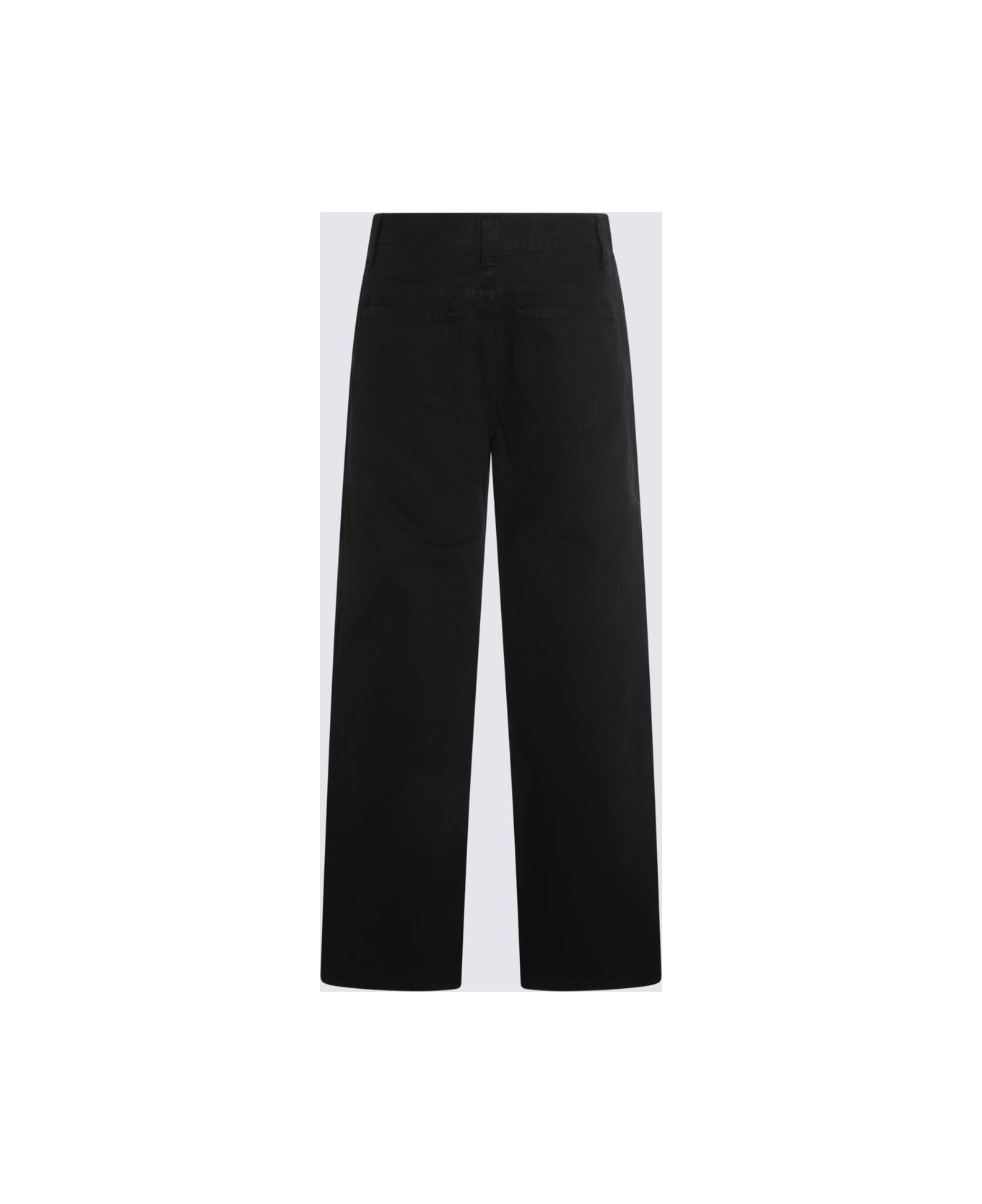 Khaite Black Cotton Jeans - CARLYLE