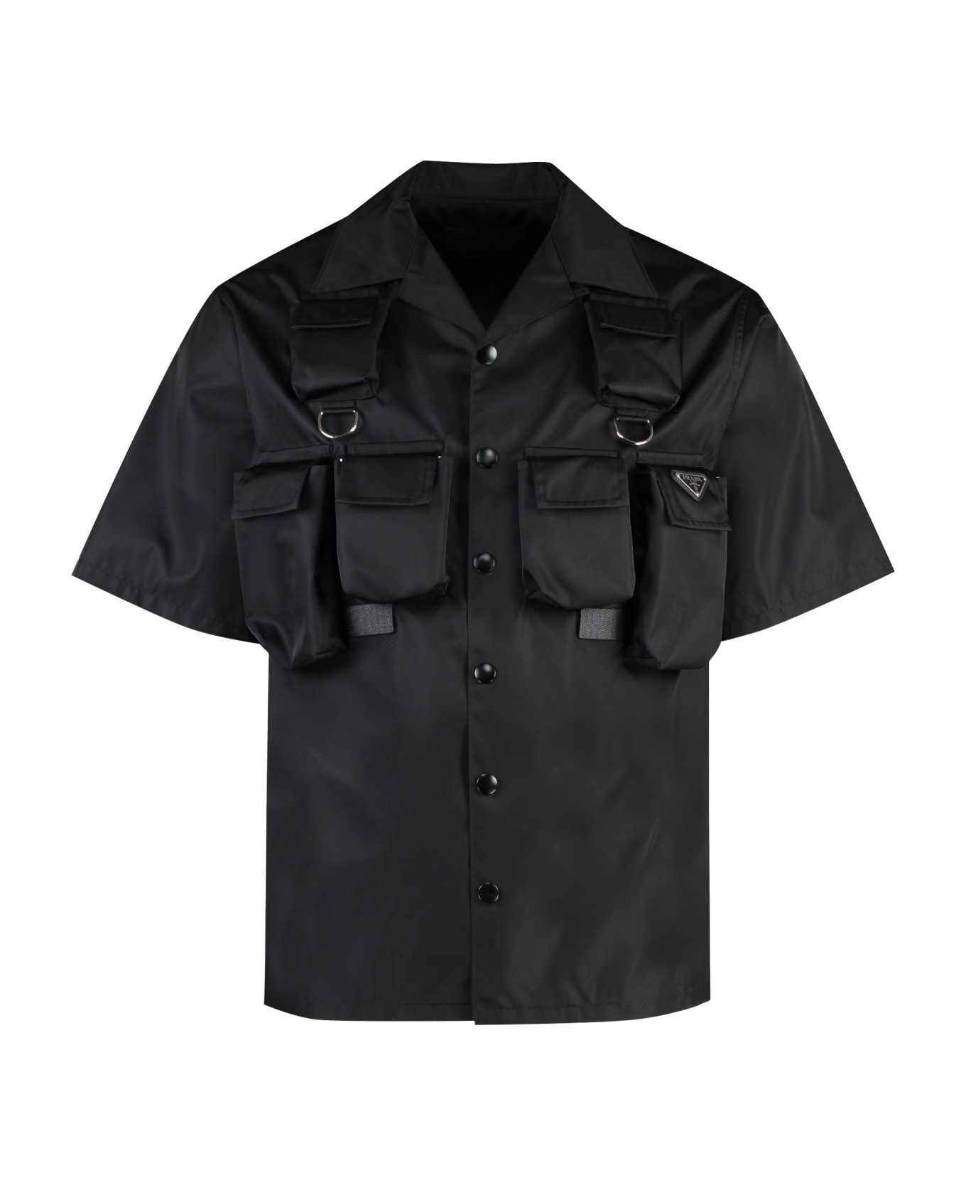 Prada Re-nylon Shirt - black