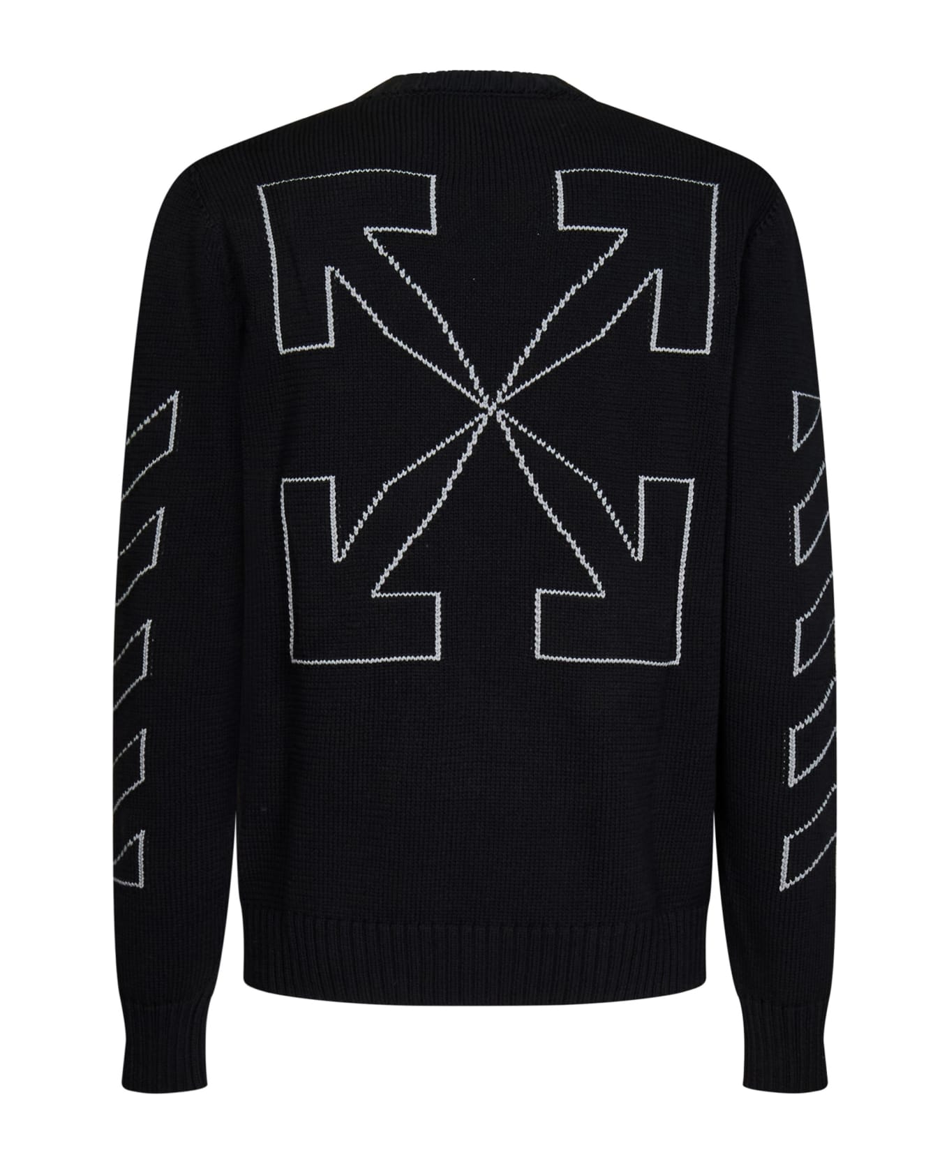 Off-White Diag Outline Sweater - Black