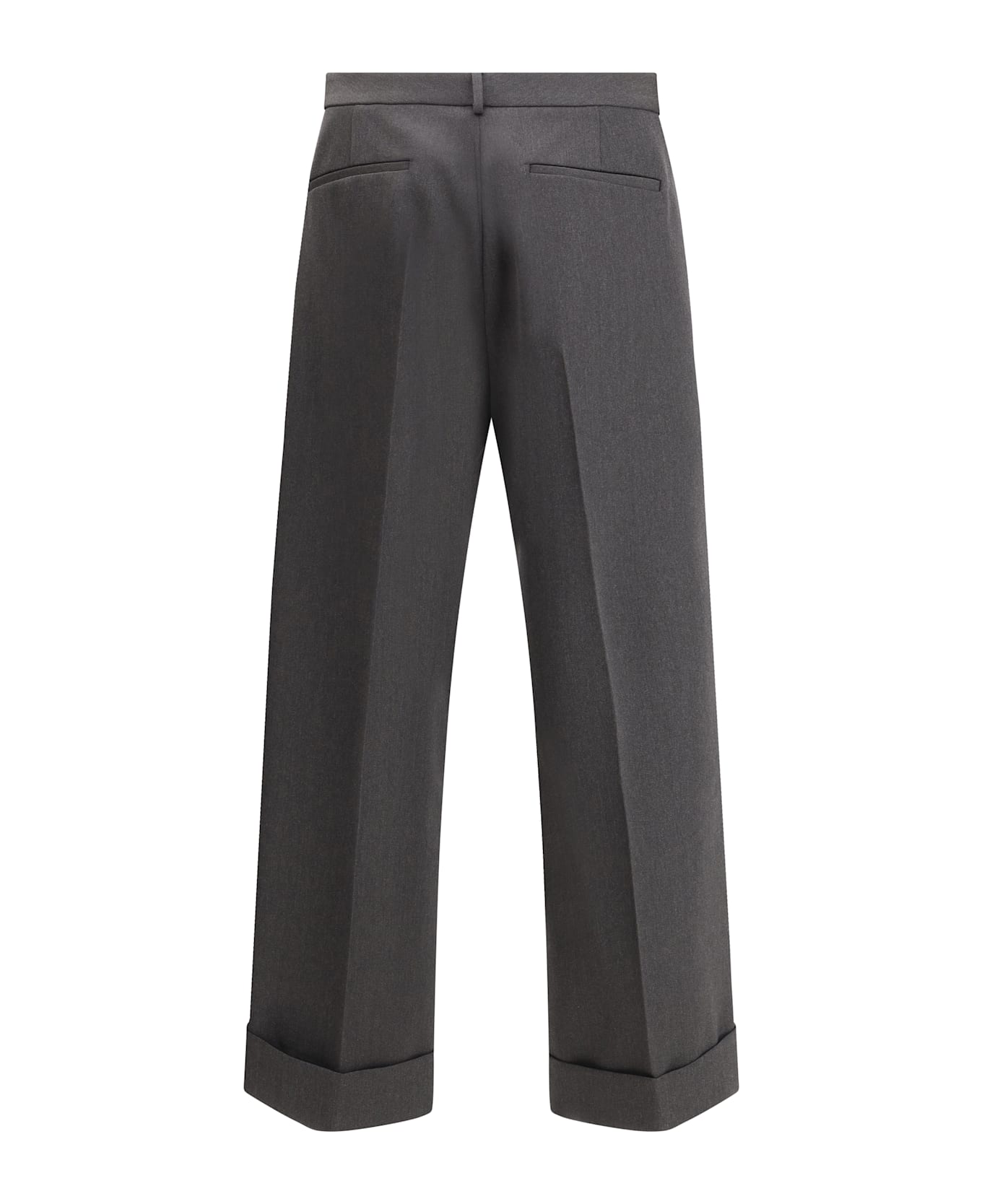 Valentino Charcoal Wool Pant - Antracite