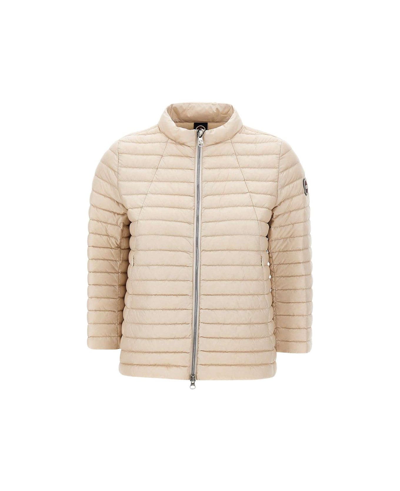 Colmar Stand-up Collar Quilted Padded Jacket - Pink ダウンジャケット