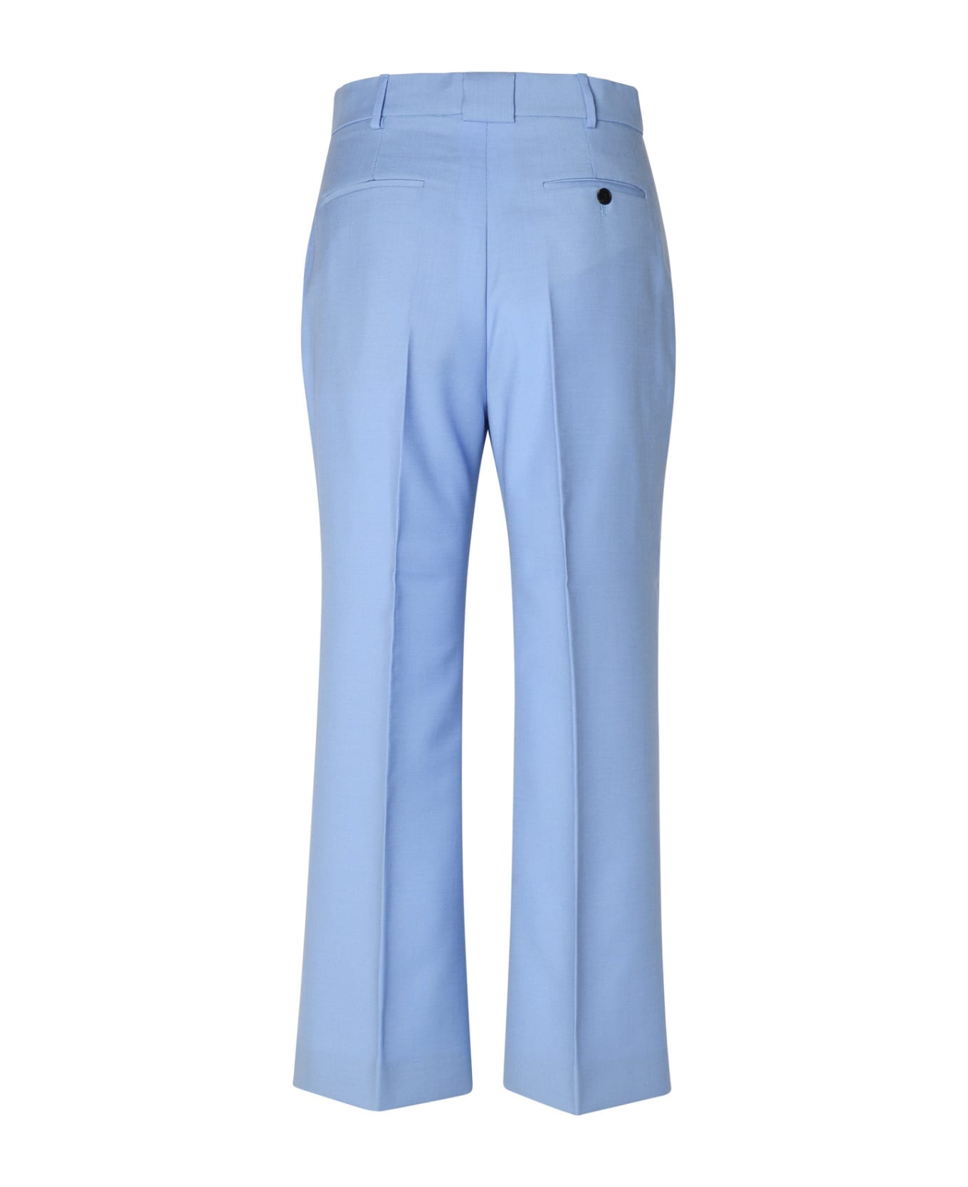 Lanvin Light Blue Virgin Wool Trousers - Light Blue ボトムス