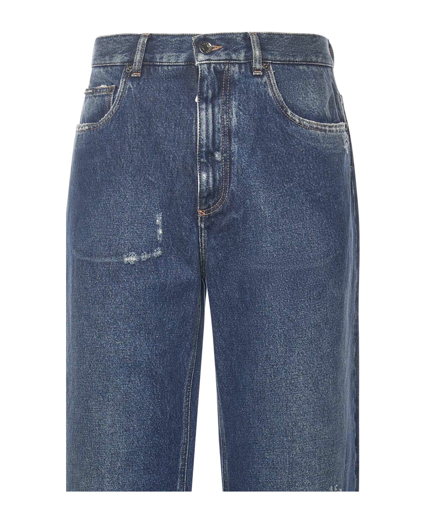 Dolce 
Gabbana Cotton Denim Jeans - VARIANTE ABBINATA