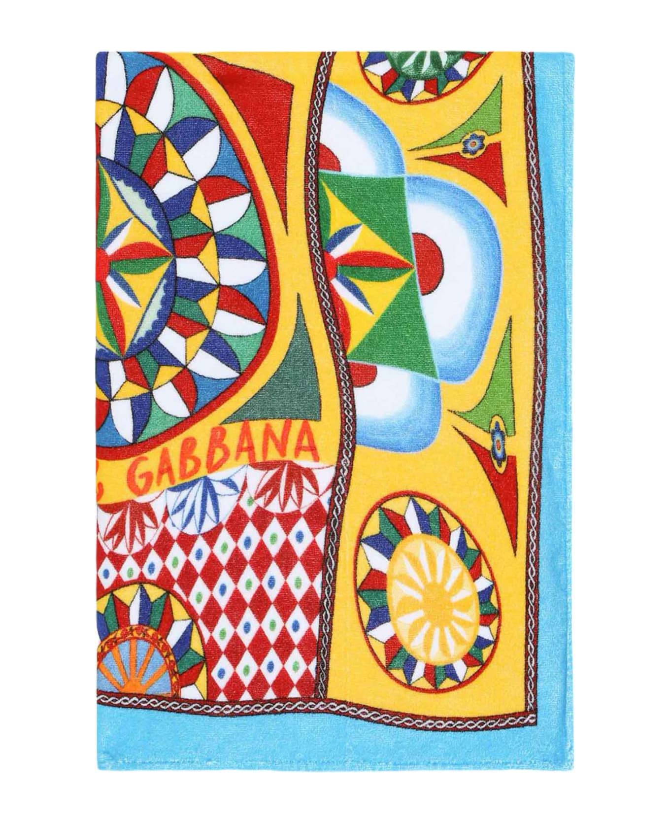 Dolce & Gabbana Multicolor Beach Towel Unisex - Multicolor