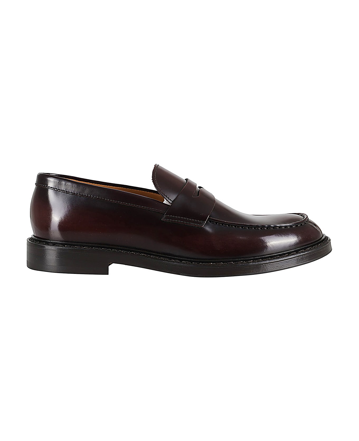 Doucal's Mocassino Penny Horse - Burgundy Moro