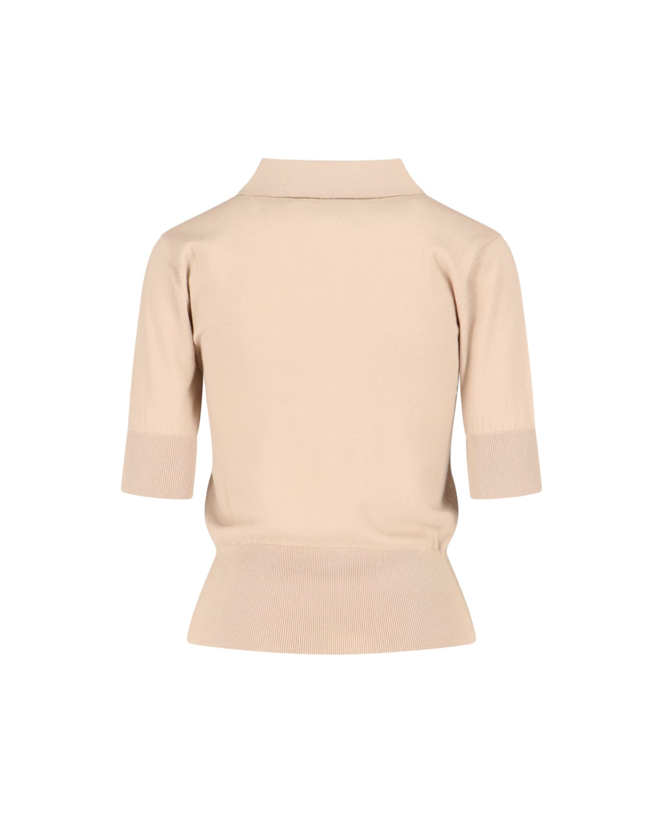 Extreme Cashmere 'park' Knit Polo Shirt - Beige