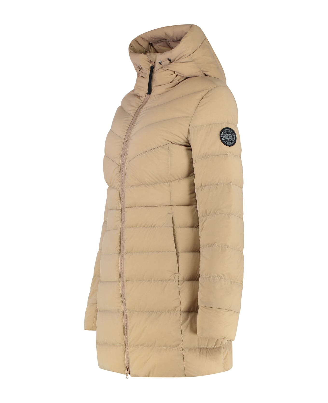 Canada Goose Clair Hooded Down Jacket - Sand