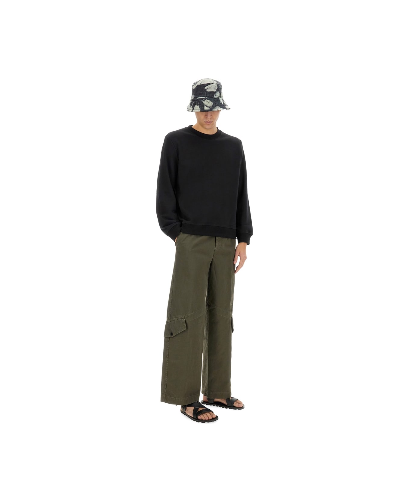 Dries Van Noten Regular Fit Sweatshirt - BLACK