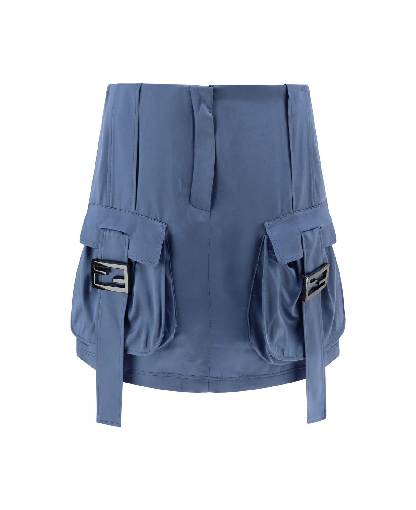 Fendi Satin Miniskirt - Perfect