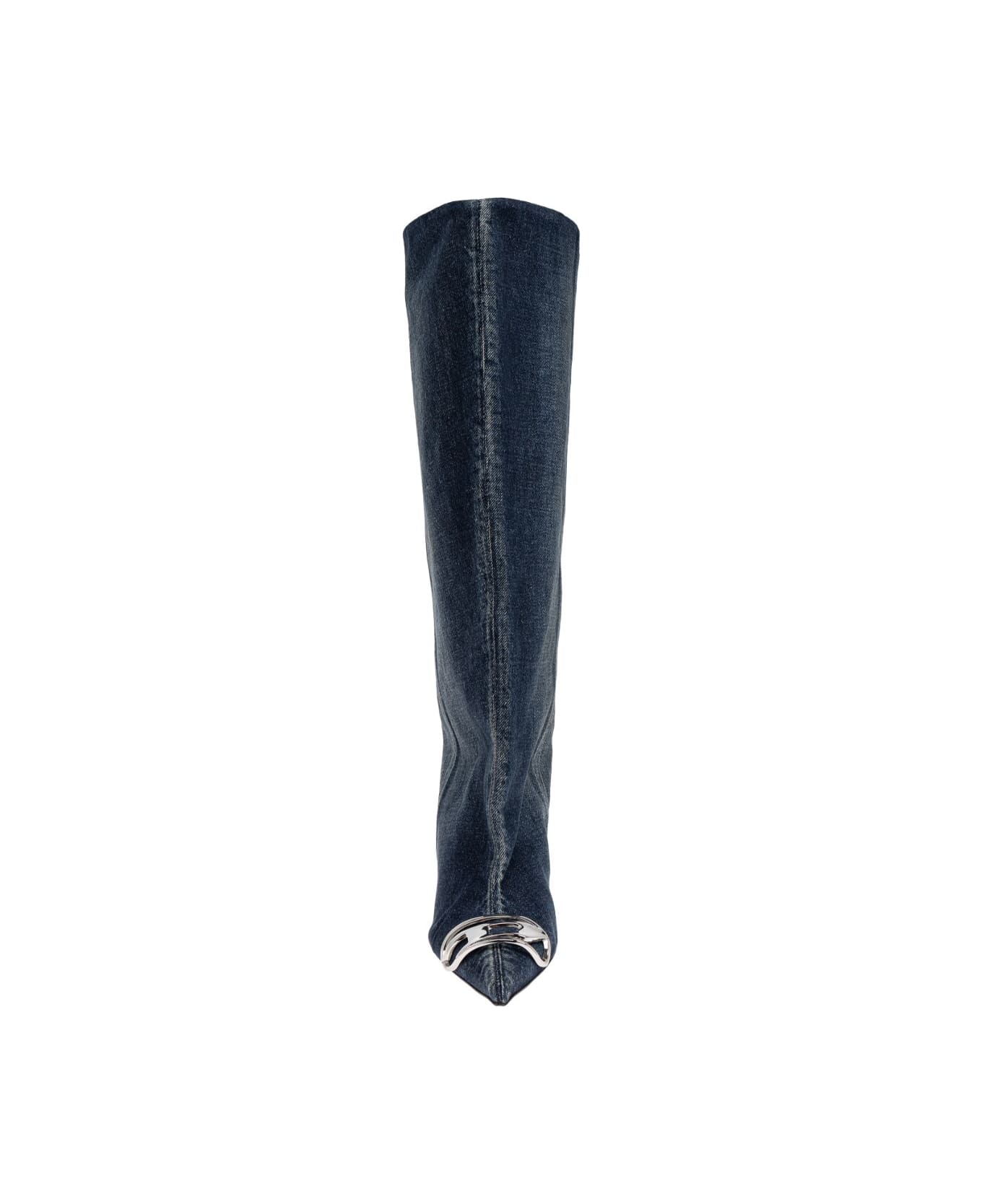Diesel Venus Denim Boots - Blue