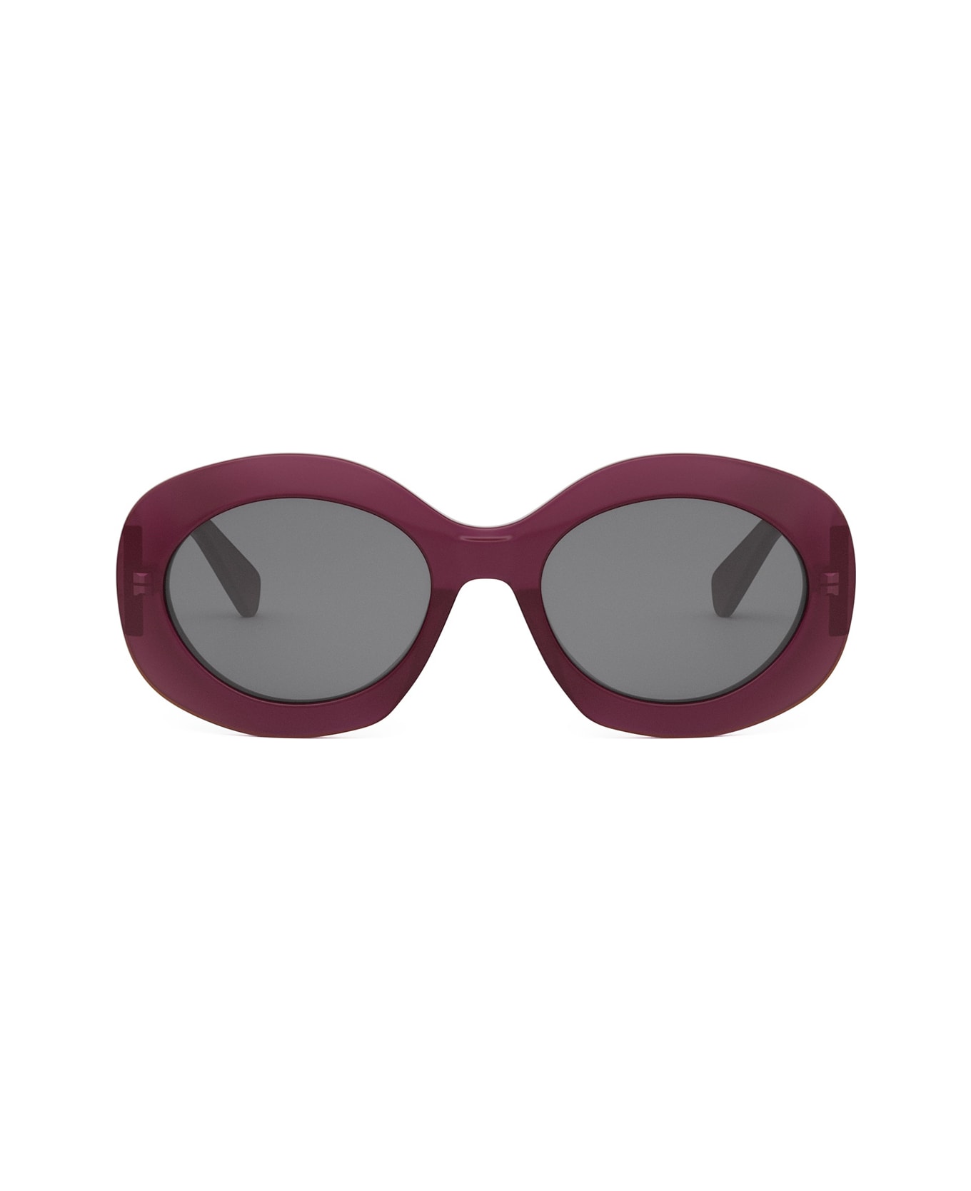 Celine Cl40292u Triomphe 69a Bordeaux Sunglasses - Rosso