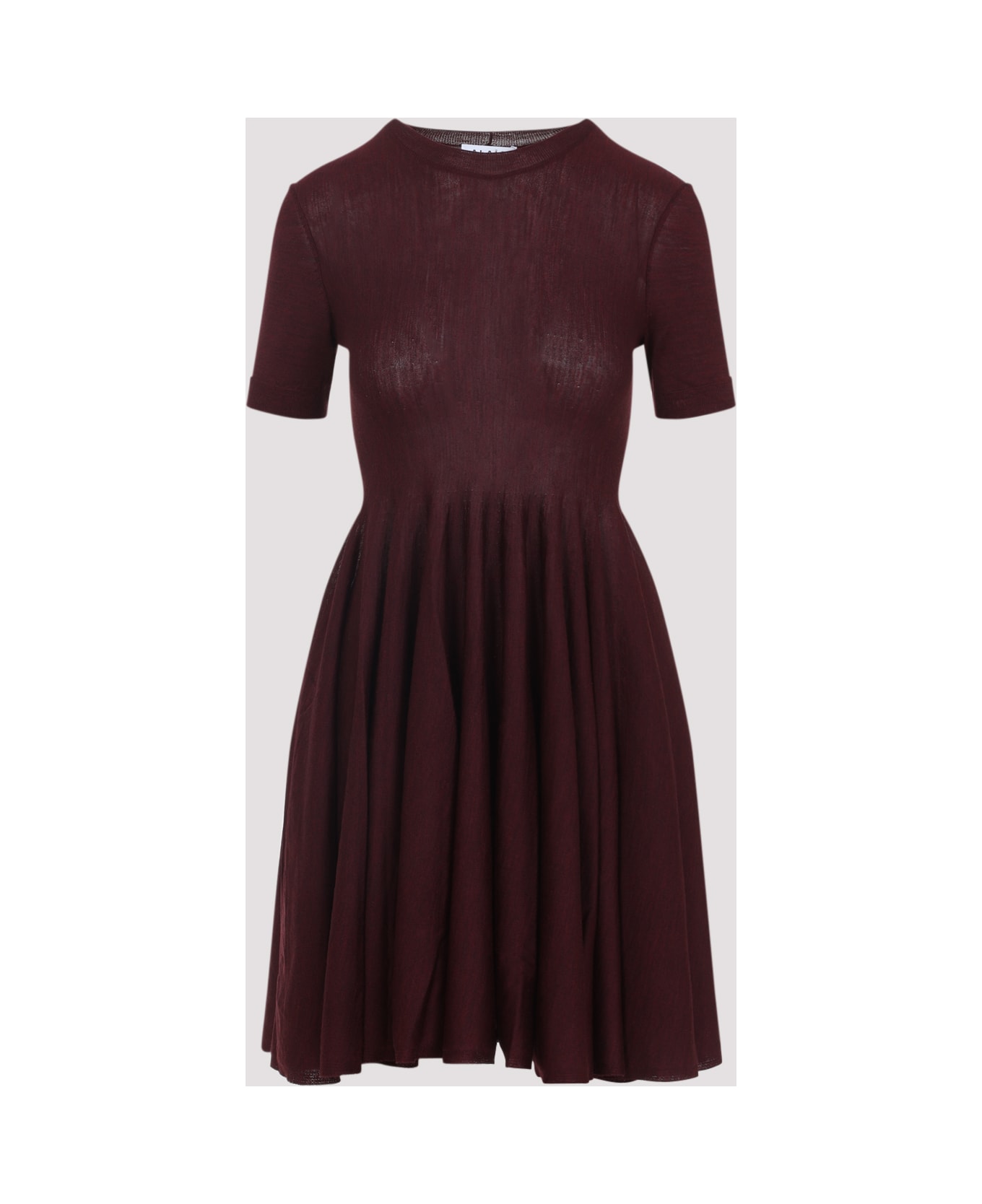 Alaia Alaïa Skater Dress - Aubergine