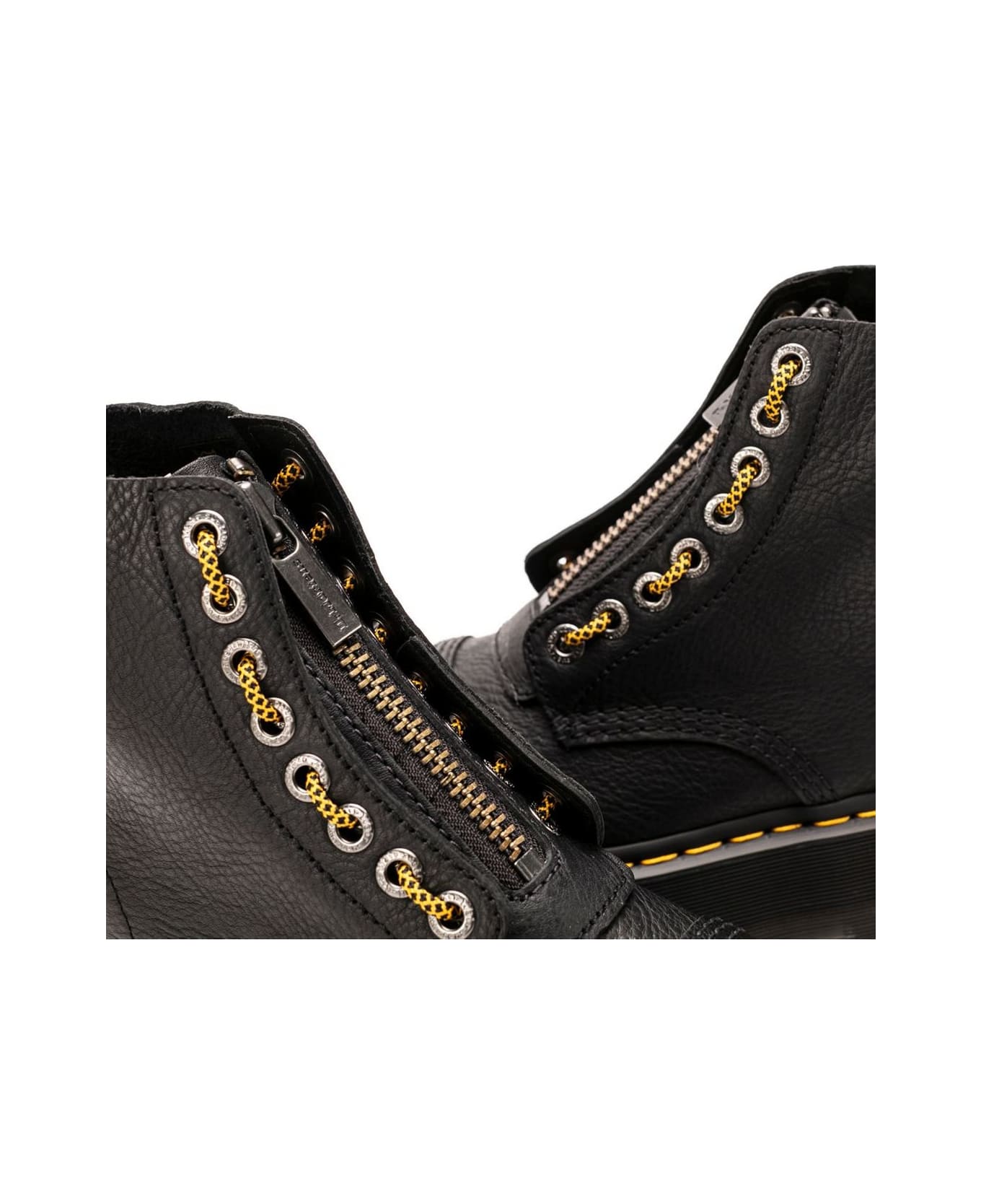 Dr. Martens Sinclair Platform Boots - Black Pisa