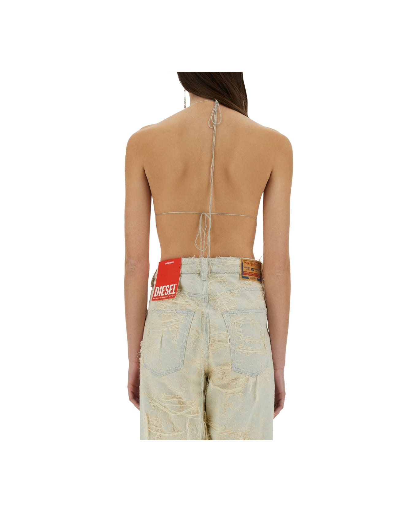 Diesel Jacquard Denim Top - DENIM