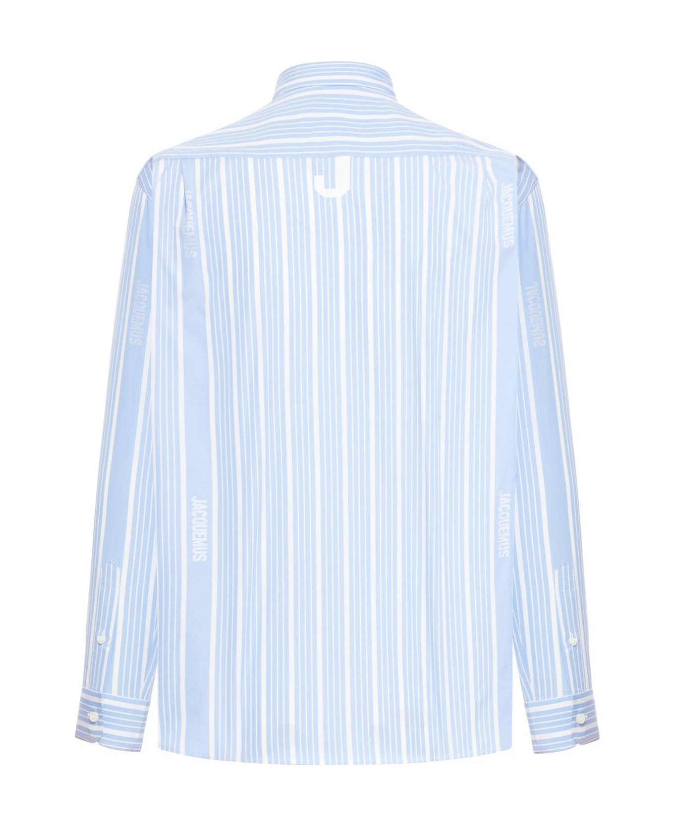 Jacquemus La Chemise Simon - WHITE, light blue