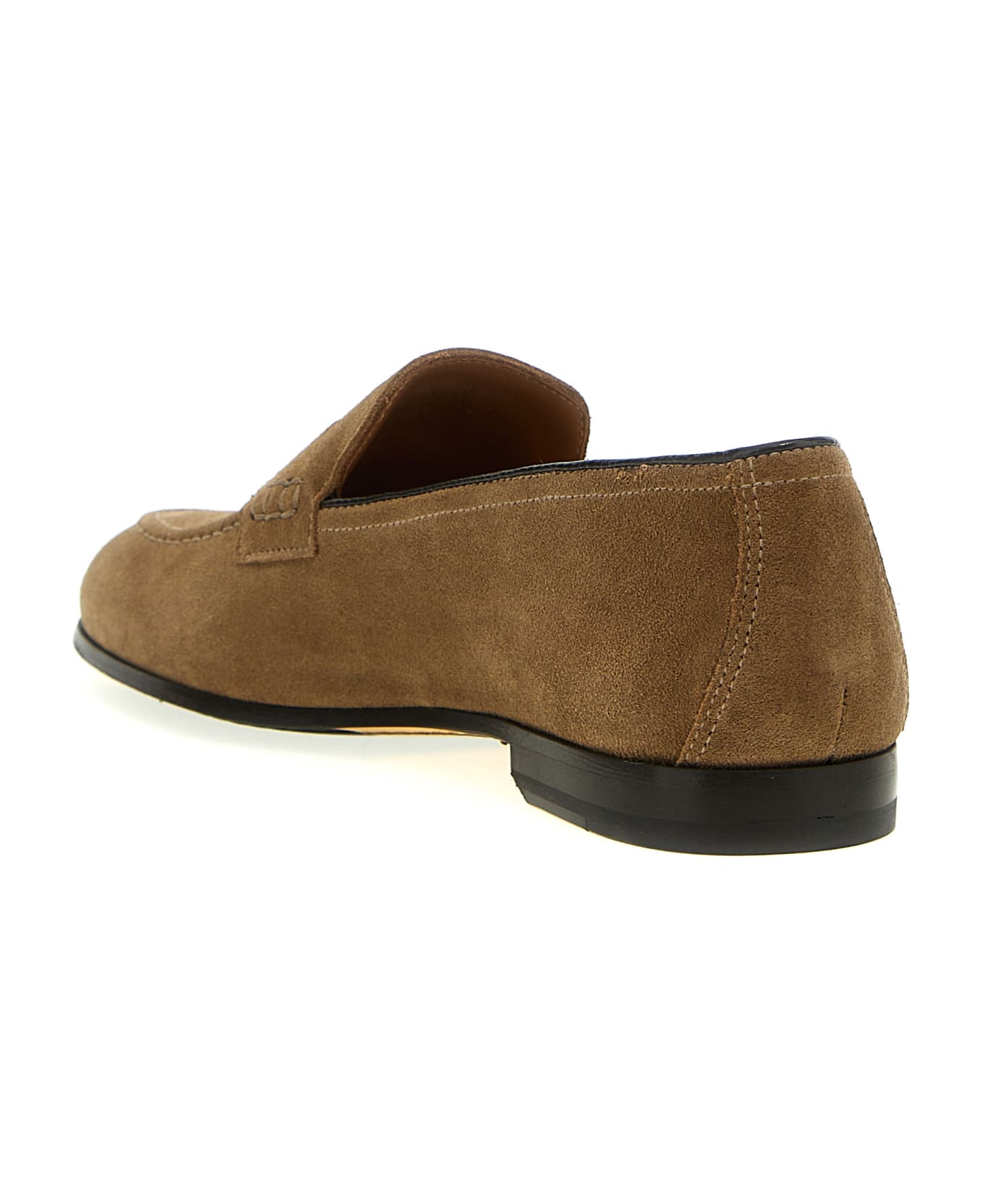 Doucal's Suede Loafers - Beige
