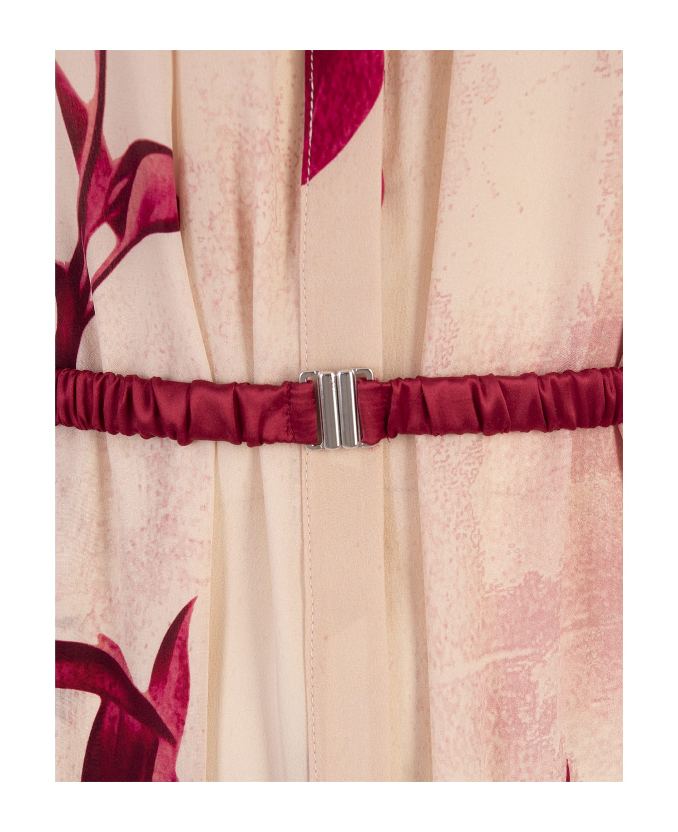 For Restless Sleepers Pink Palms Arione Long Dress - Pink