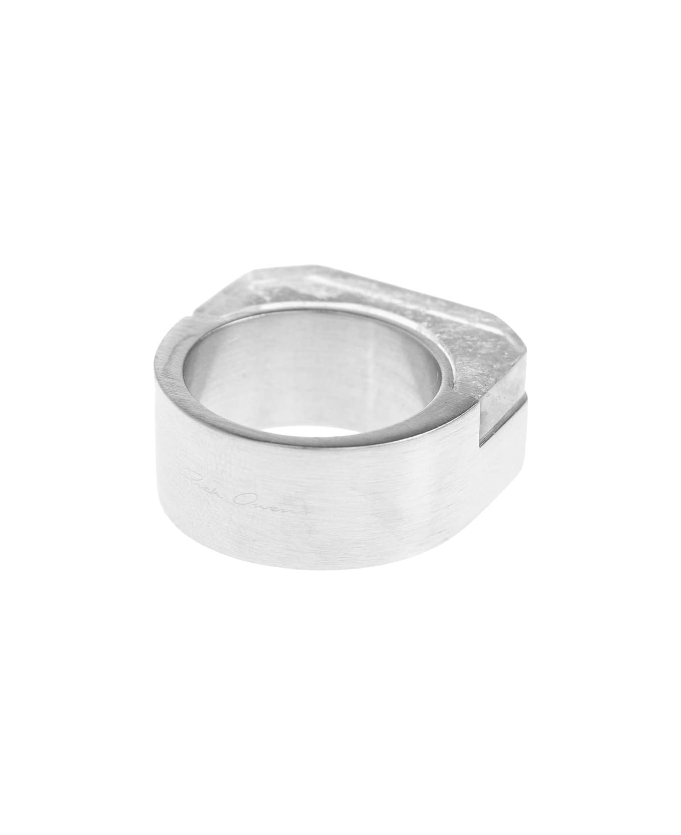 Rick Owens Brass Ring - SILVER