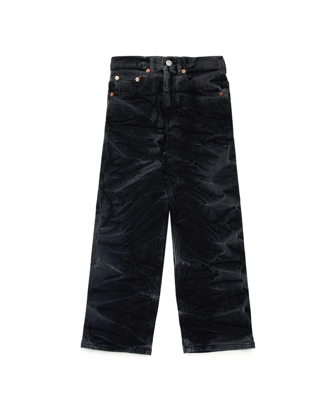 MM6 Maison Margiela Swapped Effect Jeans - Black